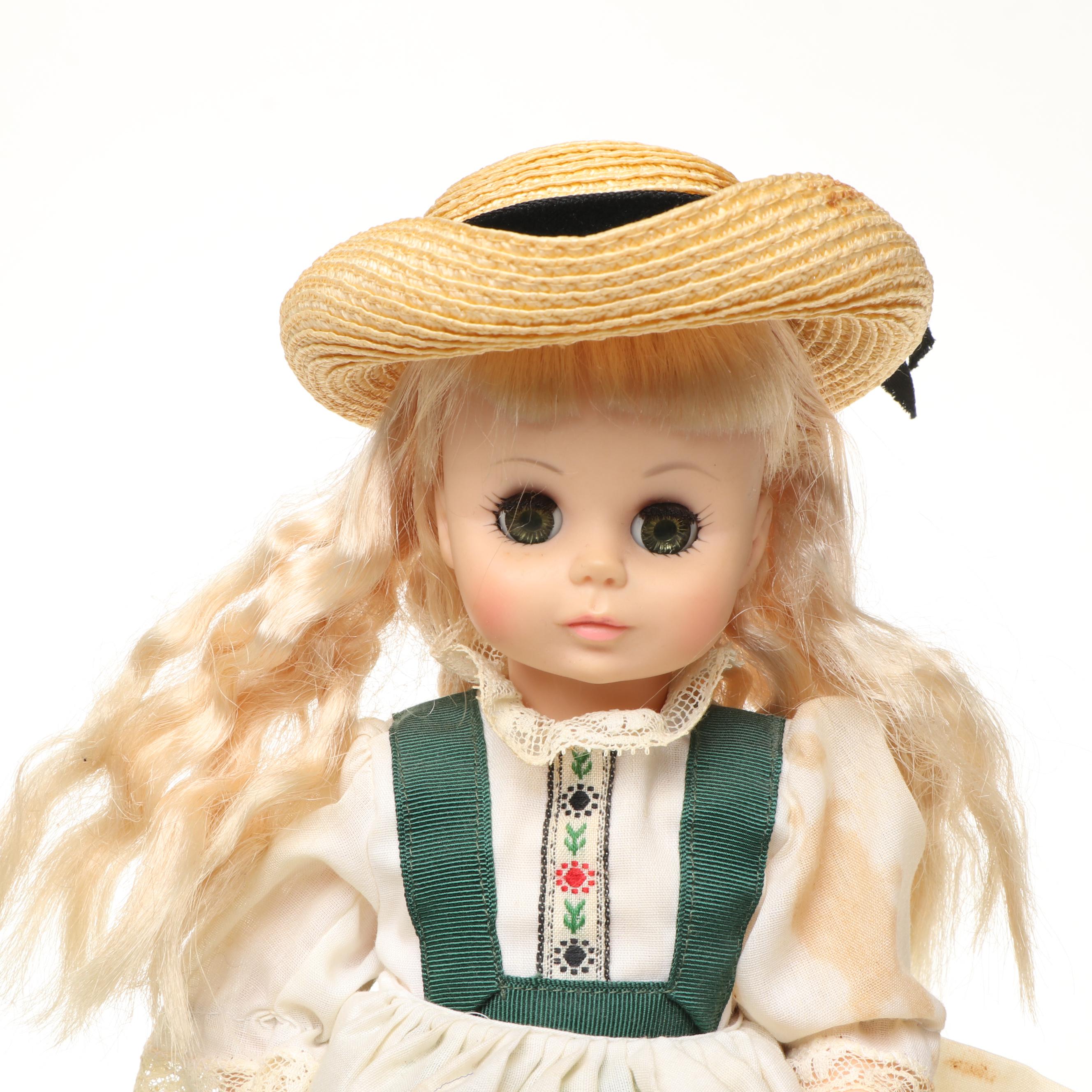 Vintage Madame Alexander "Lucinda," "Cinderella," and "Heidi" Dolls