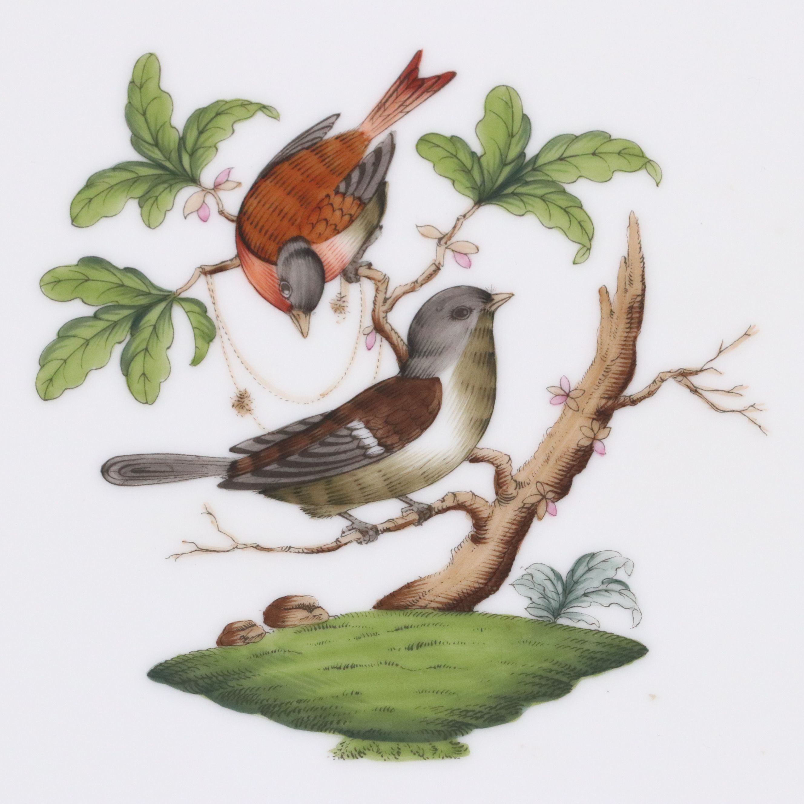 Herend "Rothschild Bird" Oblong Porcelain Tray