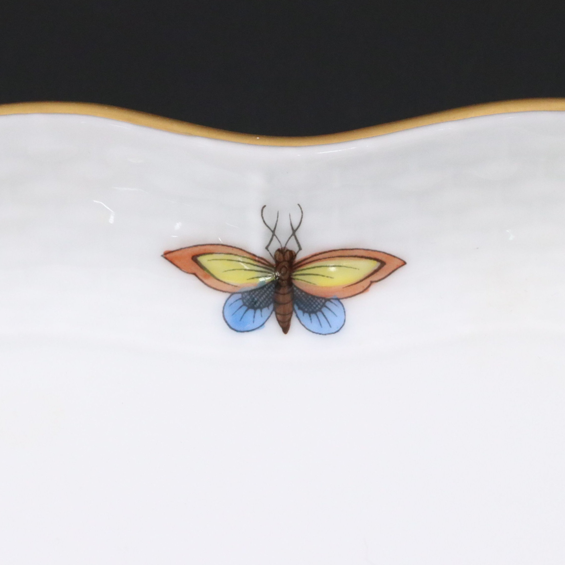 Herend "Rothschild Bird" Oblong Porcelain Tray