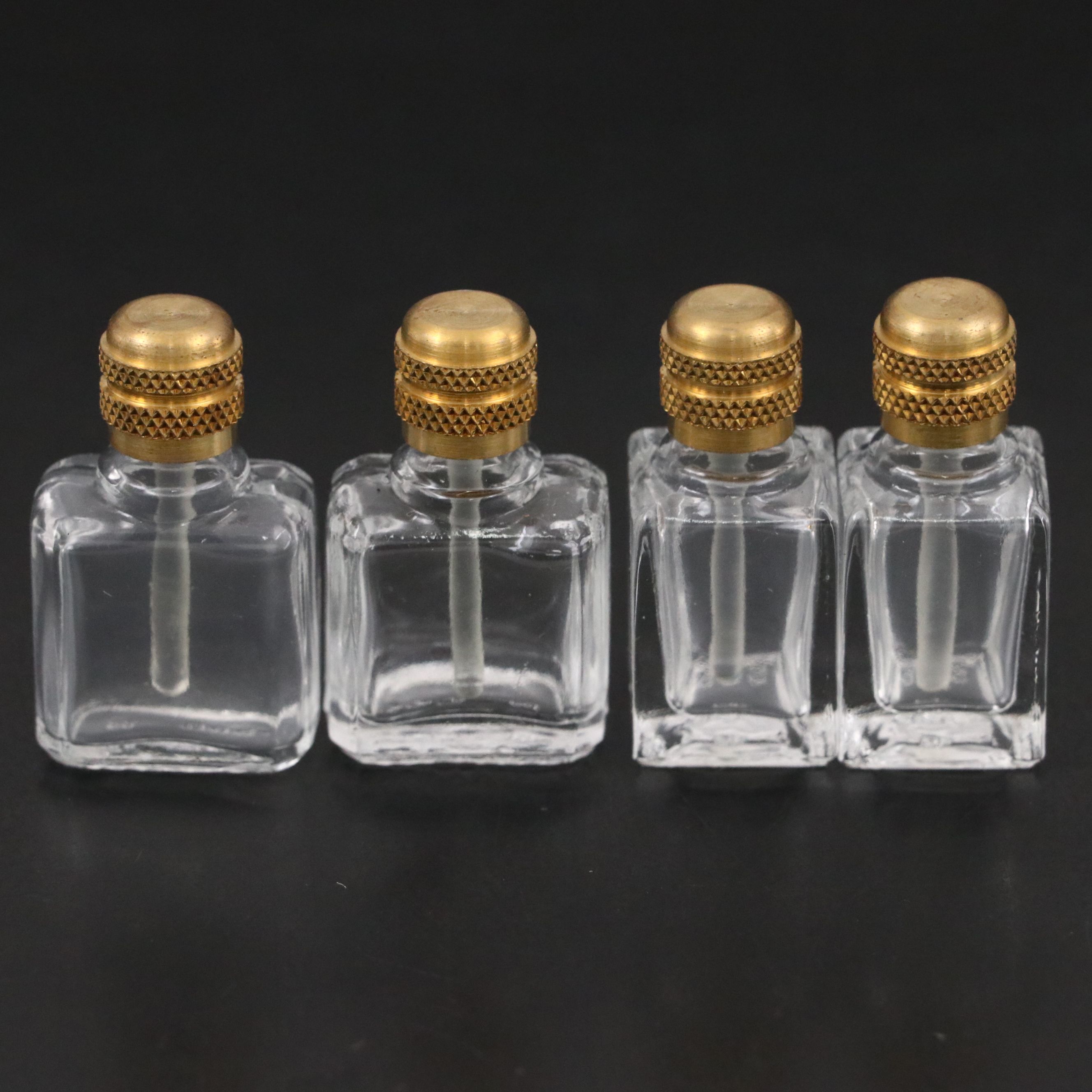 French Hand-Painted Porcelain Limoges Box with Perfume Bottles