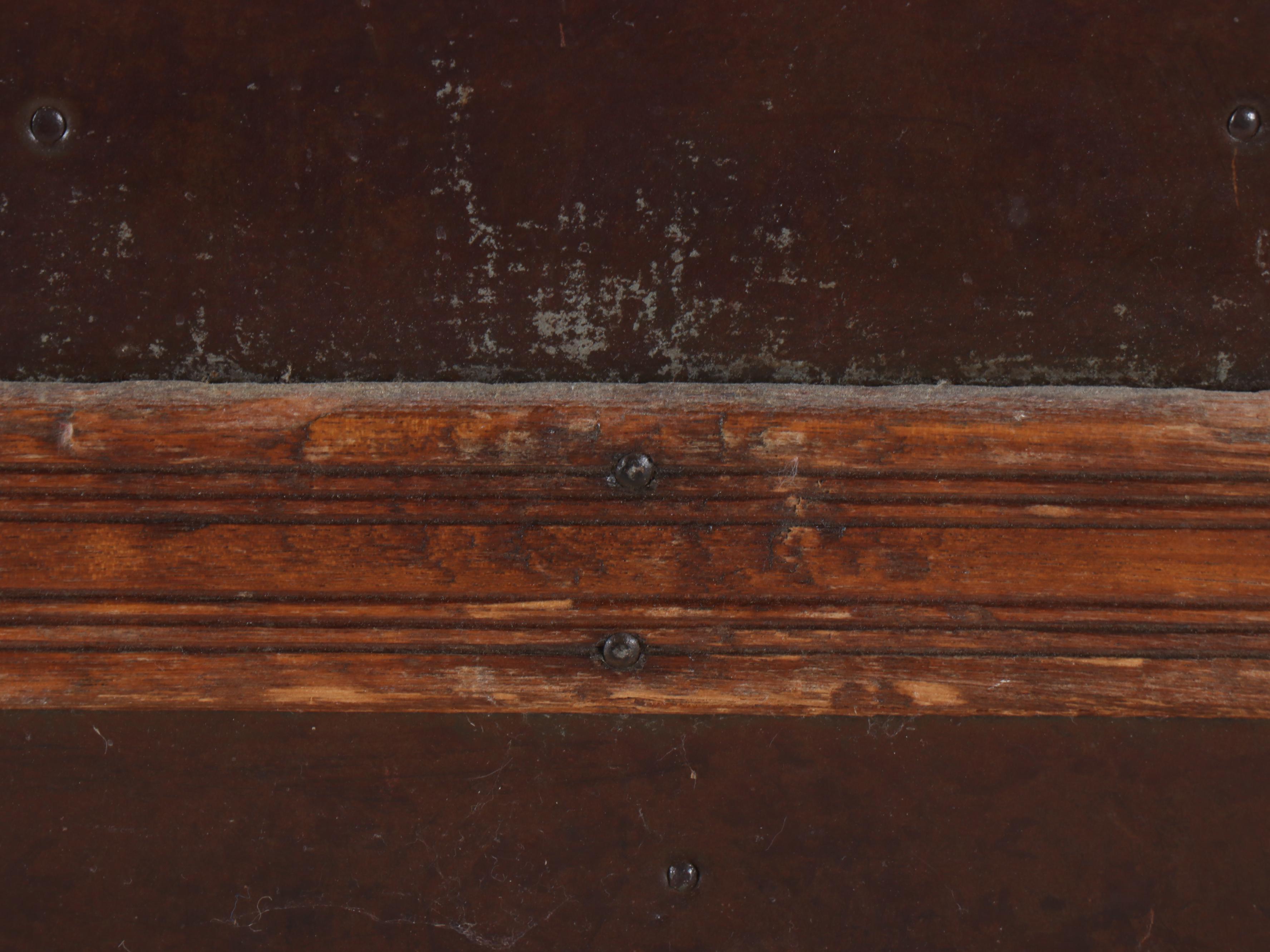Metal Clad Dome-Top Steamer Chest, Early 20th Century