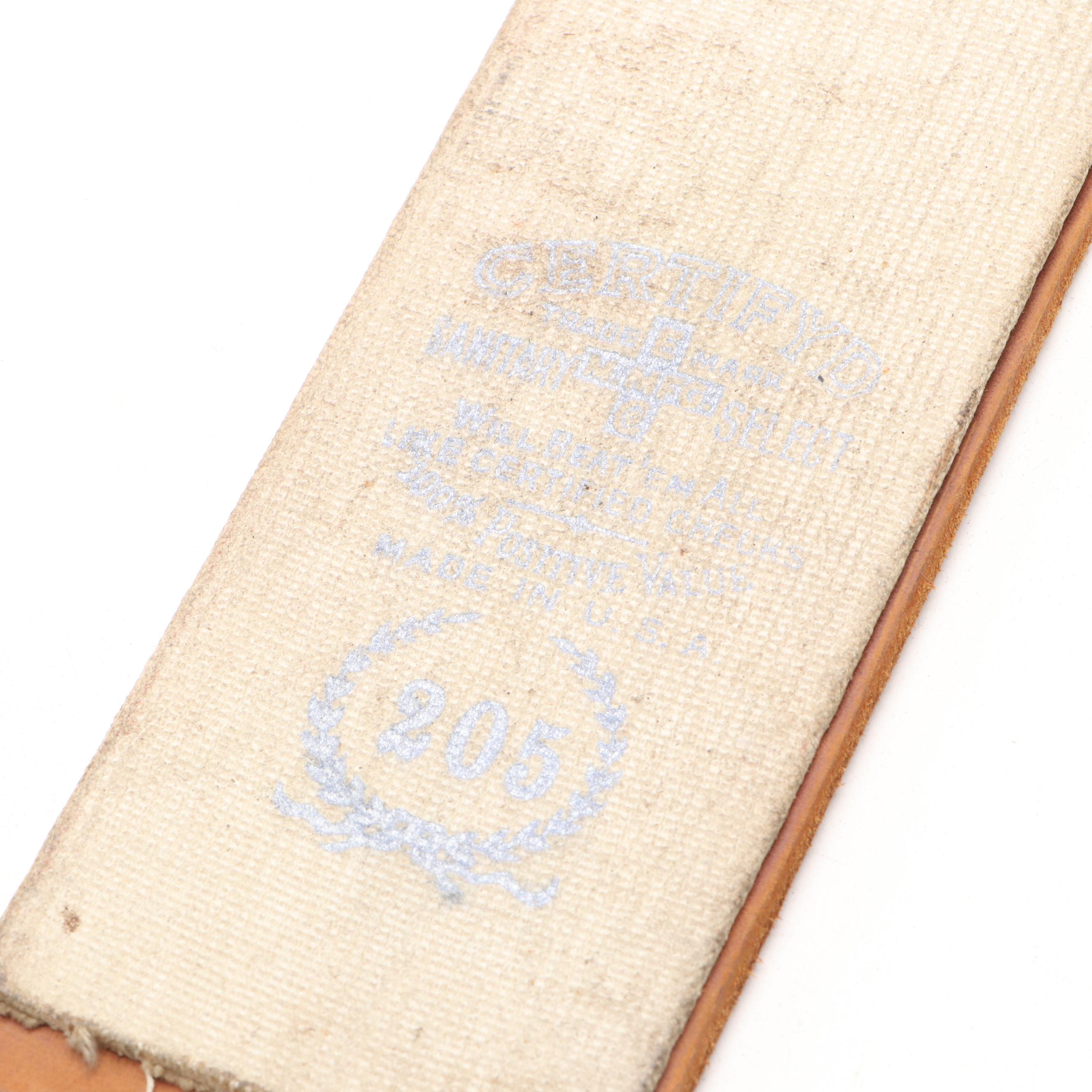 John Rieder Co. and E. Morris Leather Razor Strops and Pair of Western Spurs