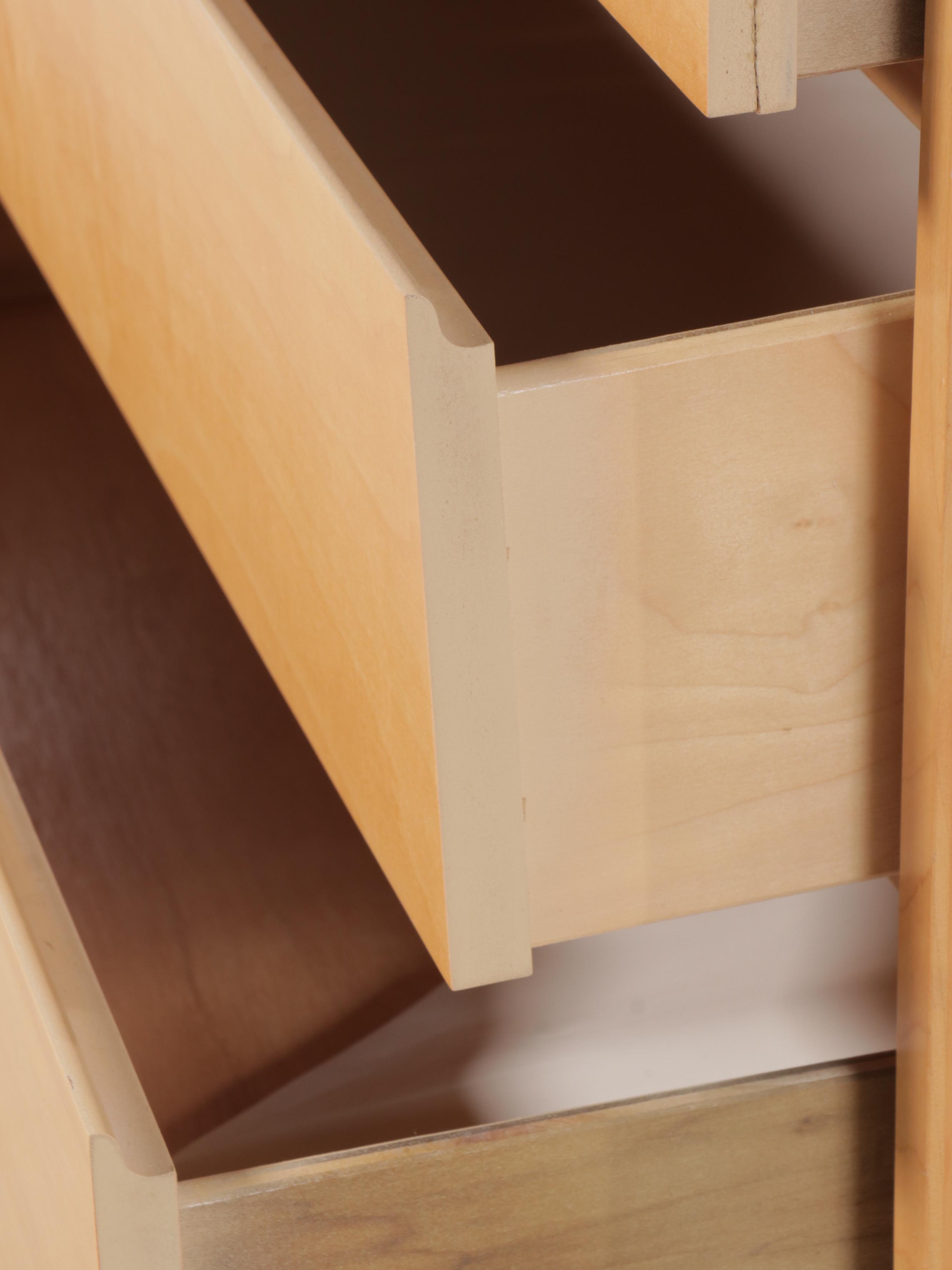 Child Craft by Smith Blonde Wood Three-Drawer Chest with Hutch