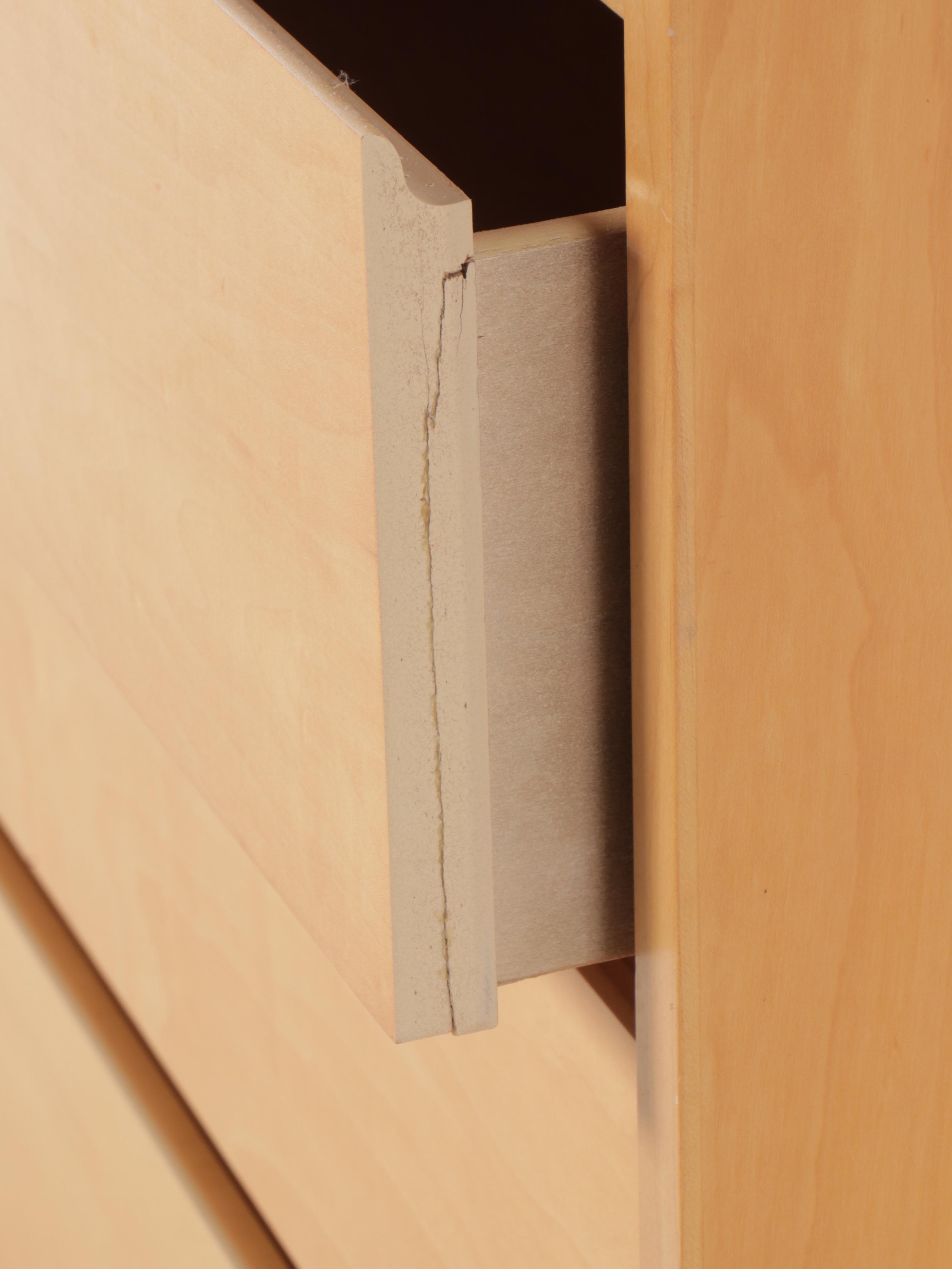 Child Craft by Smith Blonde Wood Three-Drawer Chest with Hutch