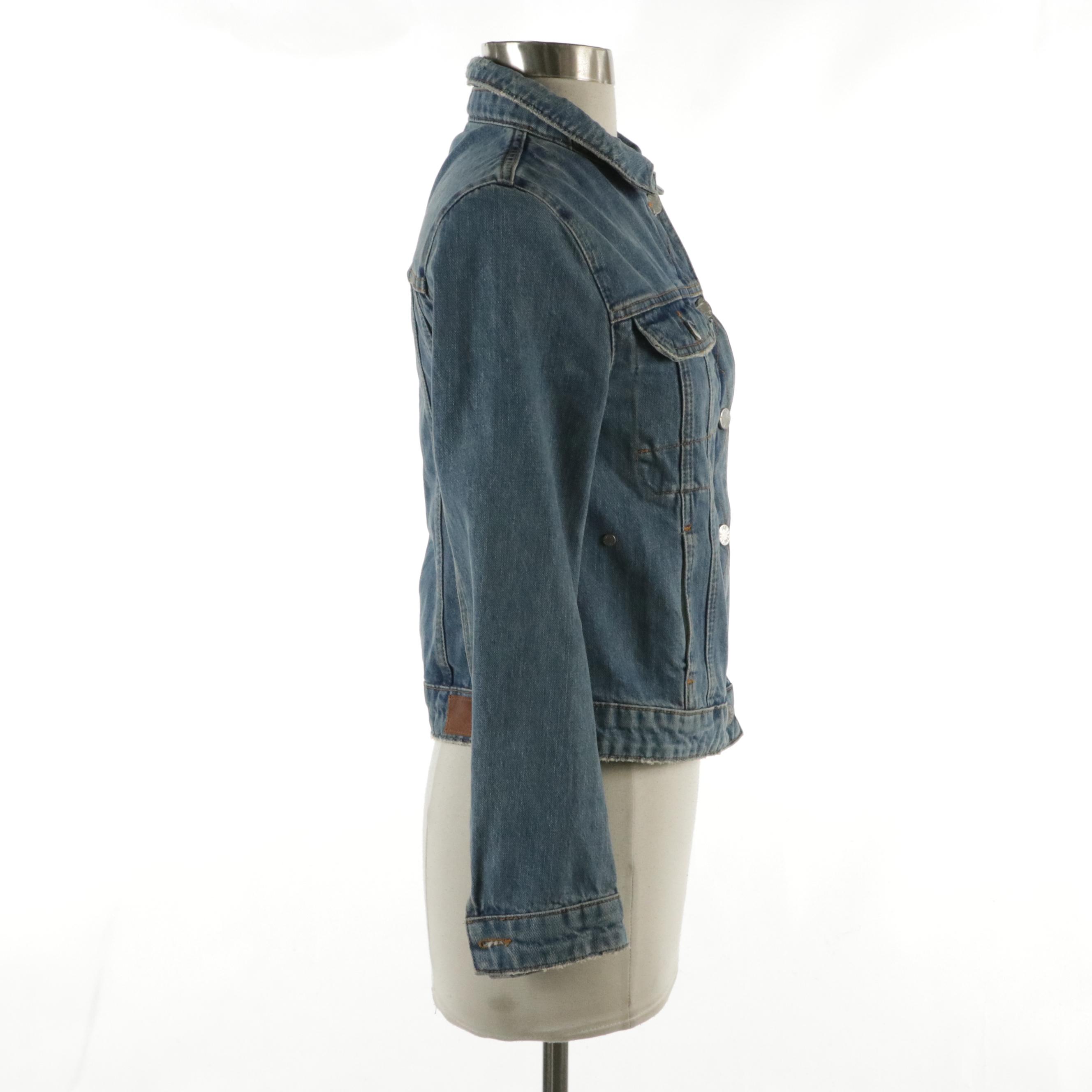Zadig & Voltaire Zipper-Front Denim Jacket