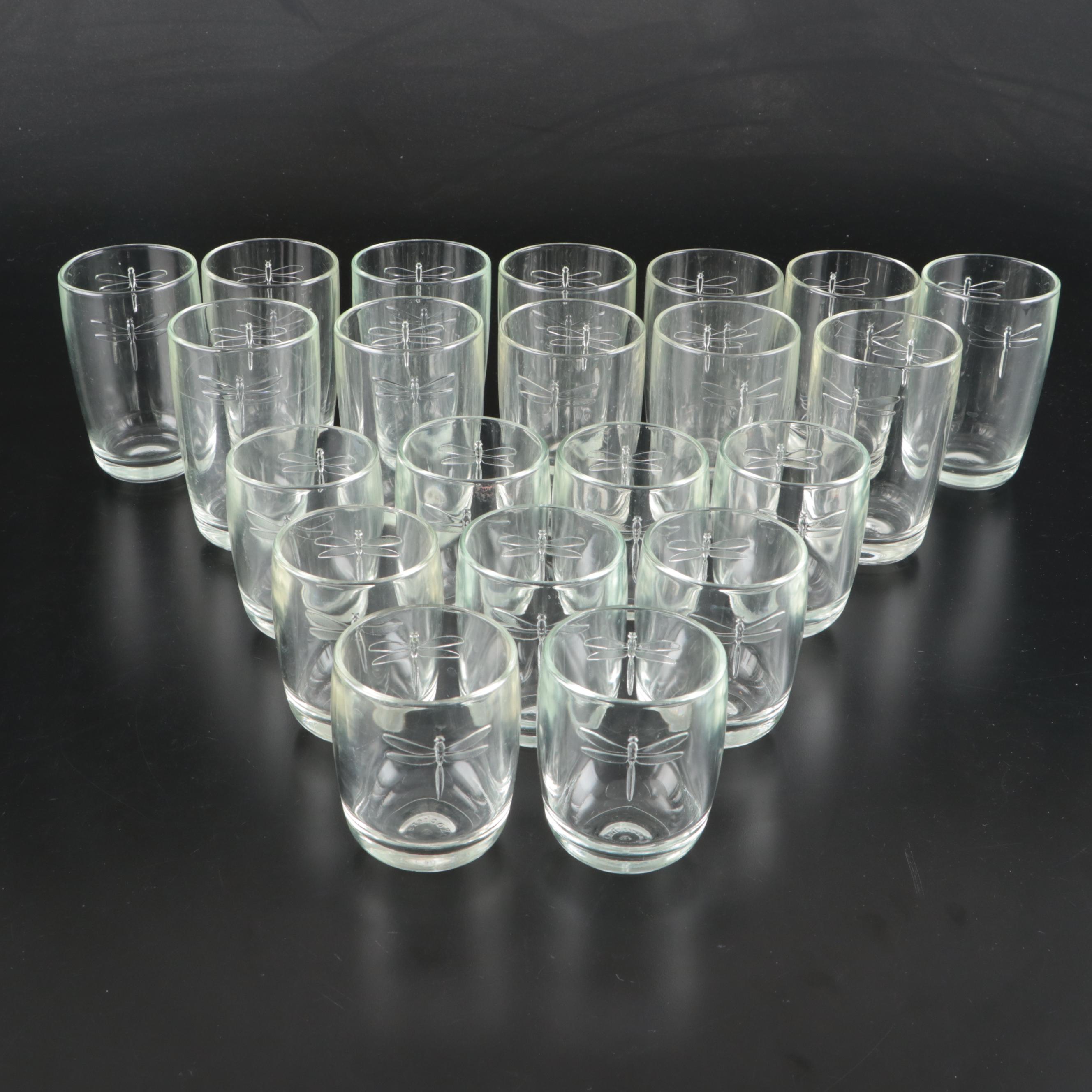 La Rochere "Dragonfly" Juice Glasses and Tumblers