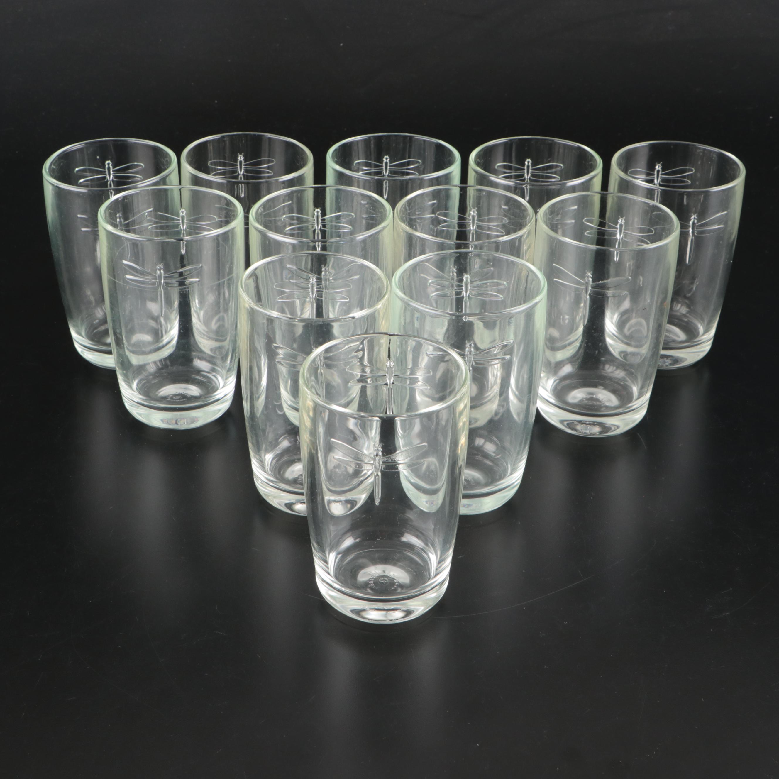 La Rochere "Dragonfly" Juice Glasses and Tumblers