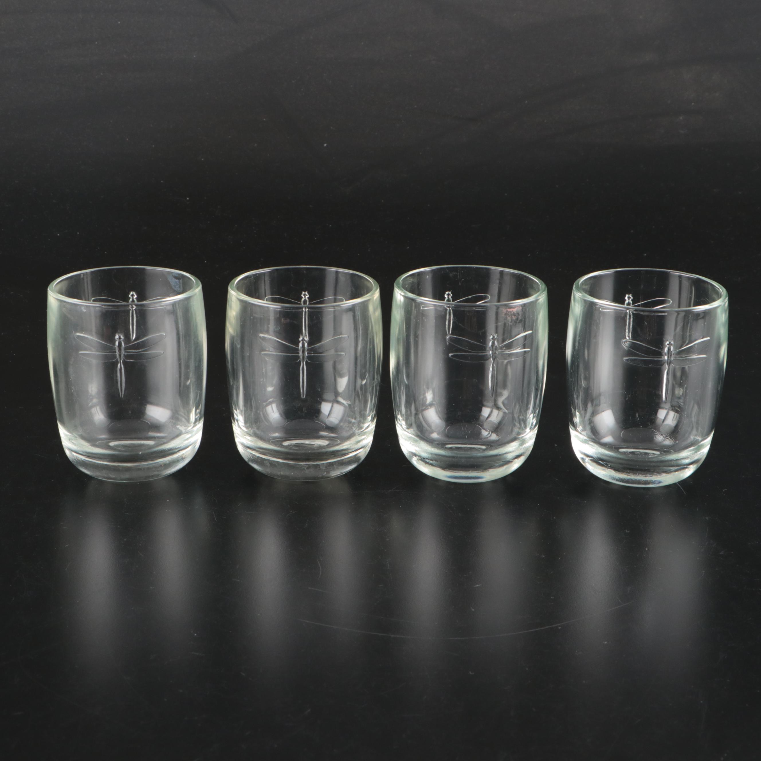 La Rochere "Dragonfly" Juice Glasses and Tumblers