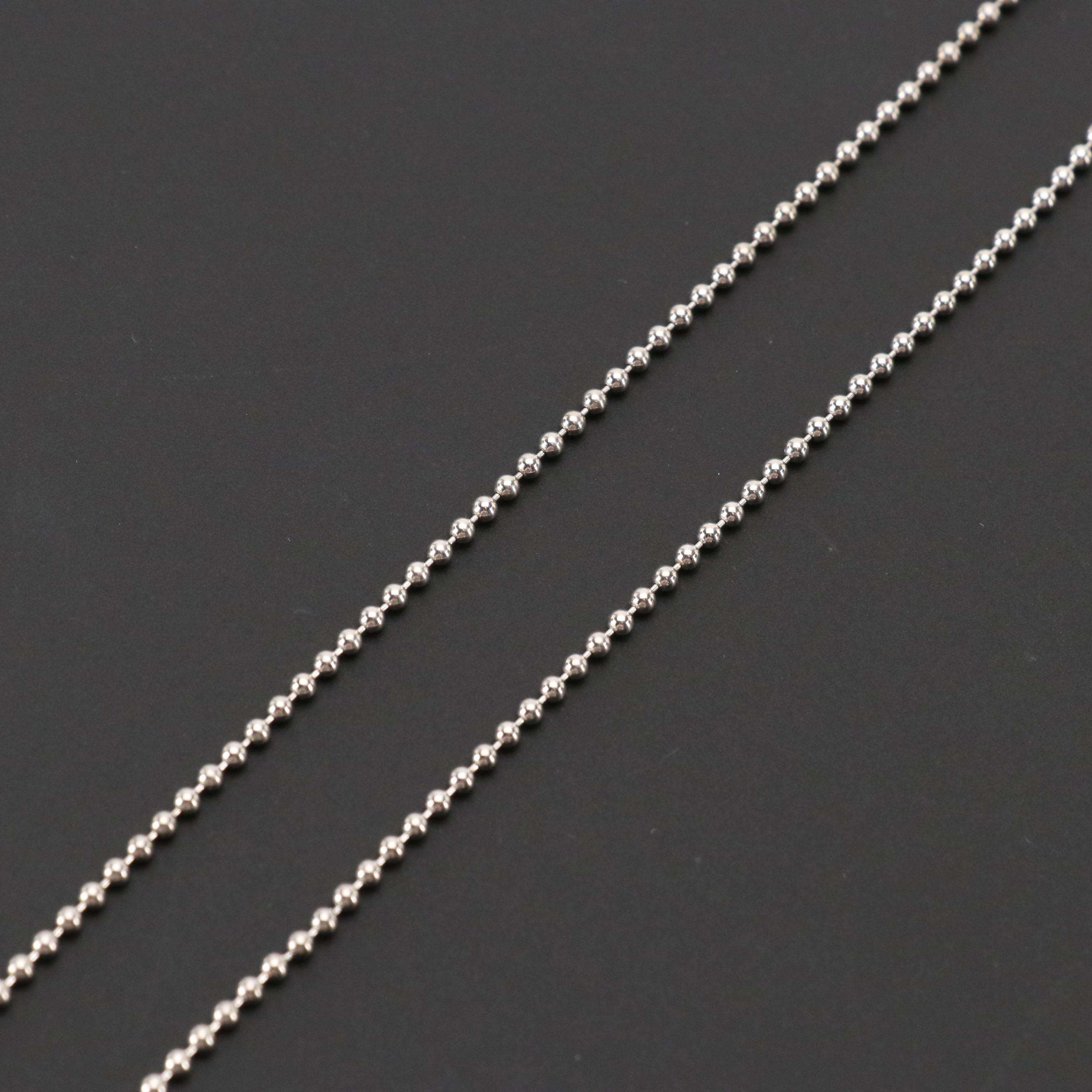 Tiffany & Co. Sterling Silver Roman Cross Pendant Necklace