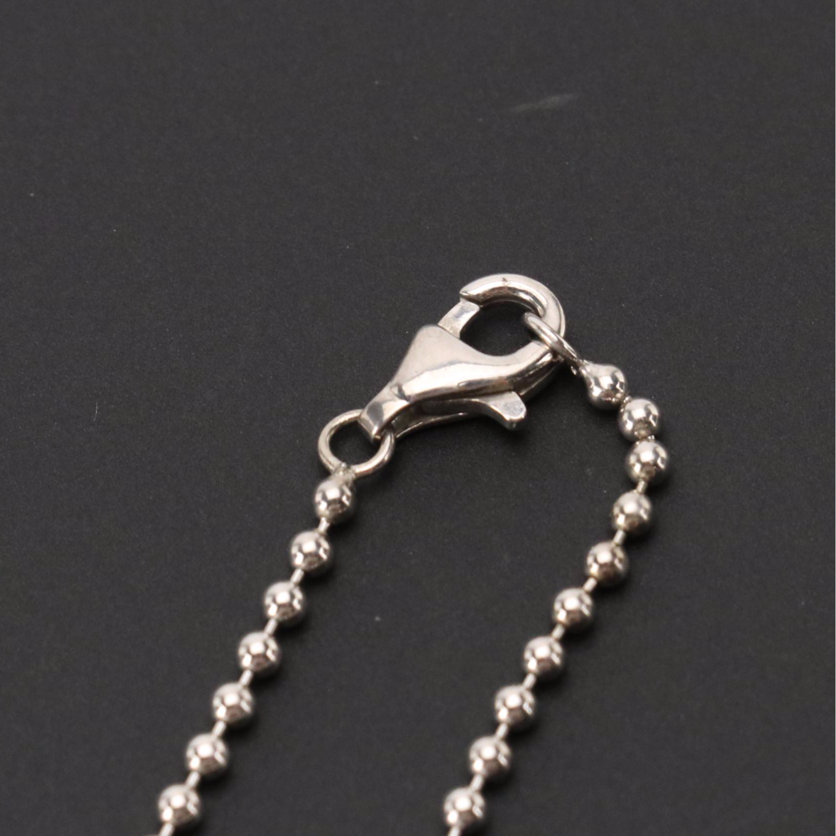 Tiffany & Co. Sterling Silver Roman Cross Pendant Necklace