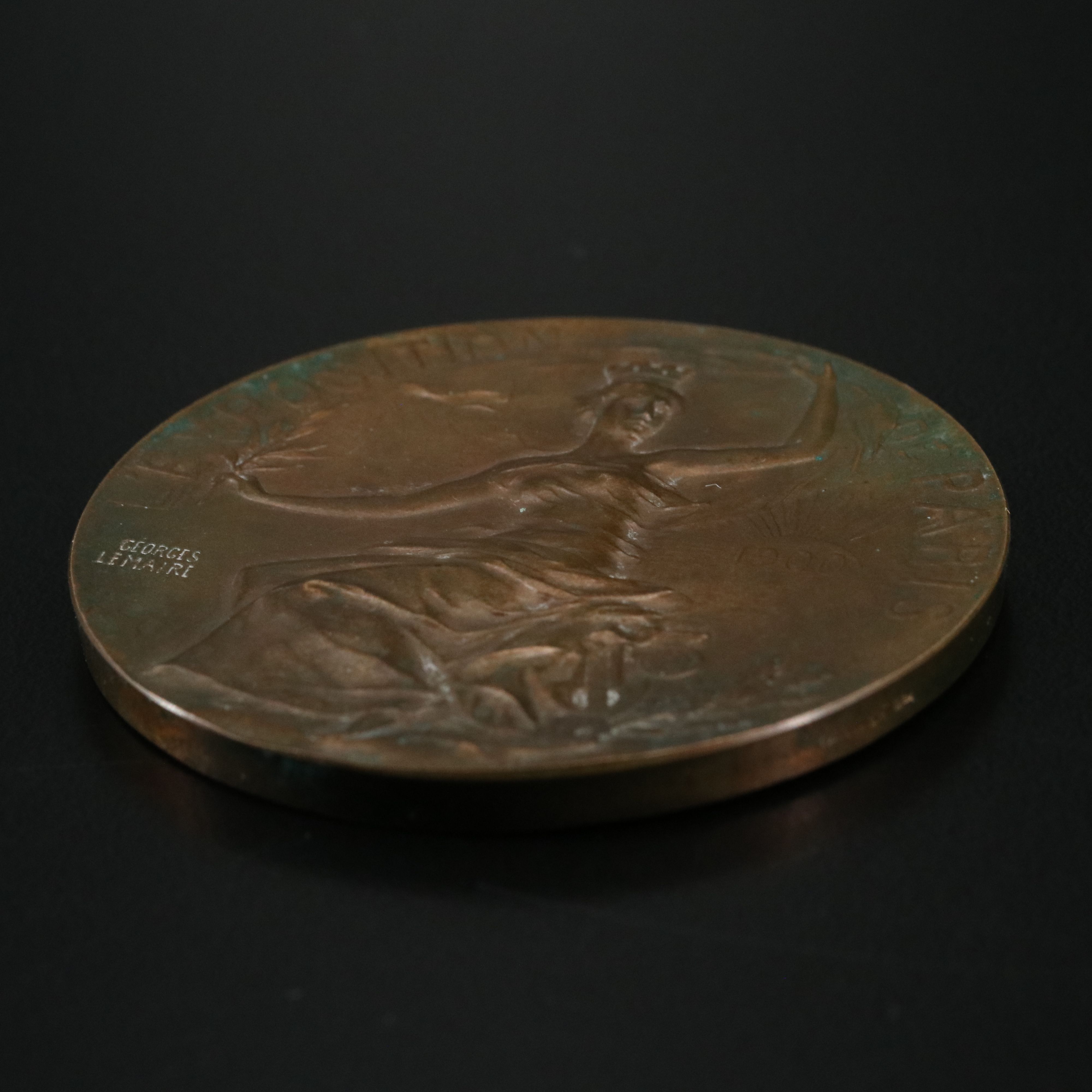 Bronze L'Exposition de Paris Commemorative Medal, by Lemaire, 1900