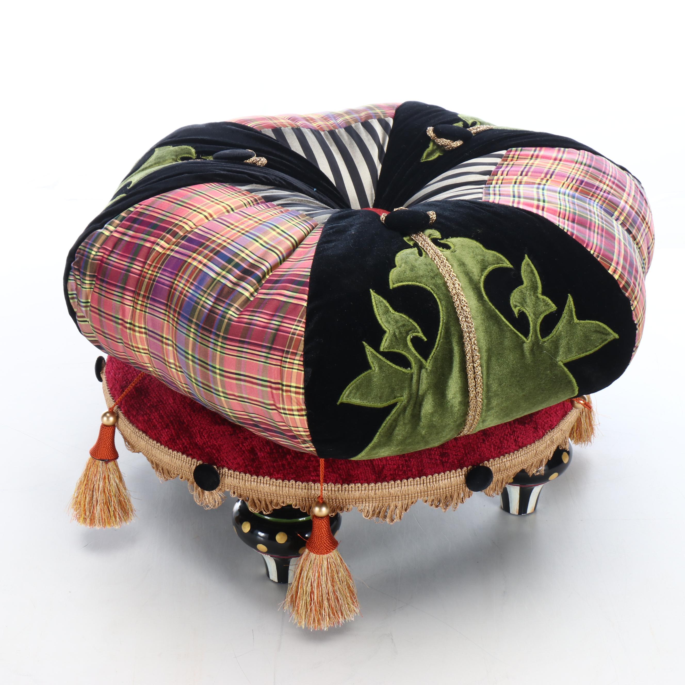 MacKenzie-Childs Two-Piece Footstool