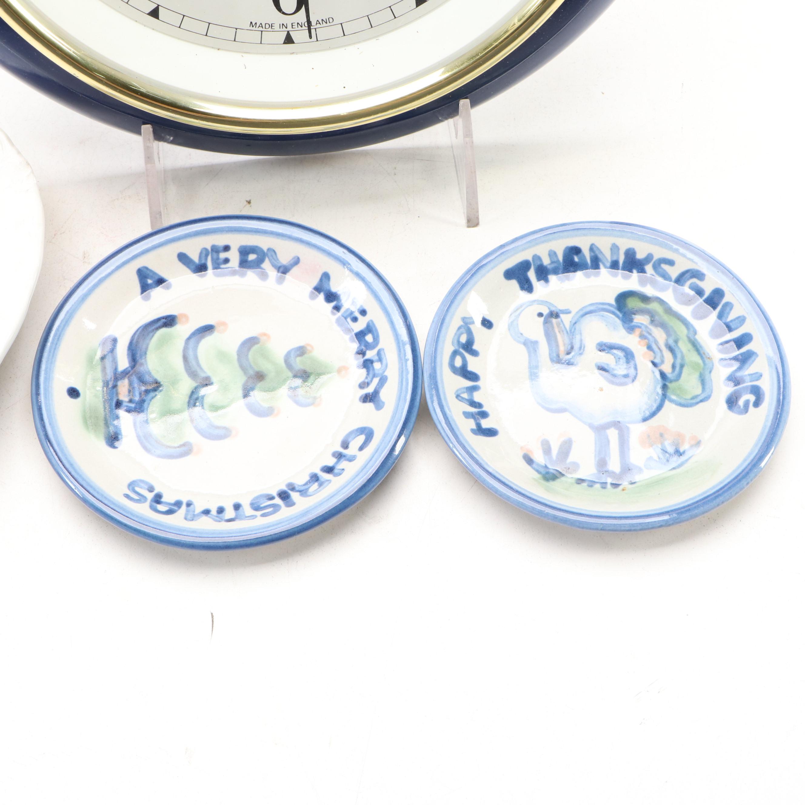 Lautrec Poster Decorative Ceramic Plate with MA Hadley Dishes and Other Decor