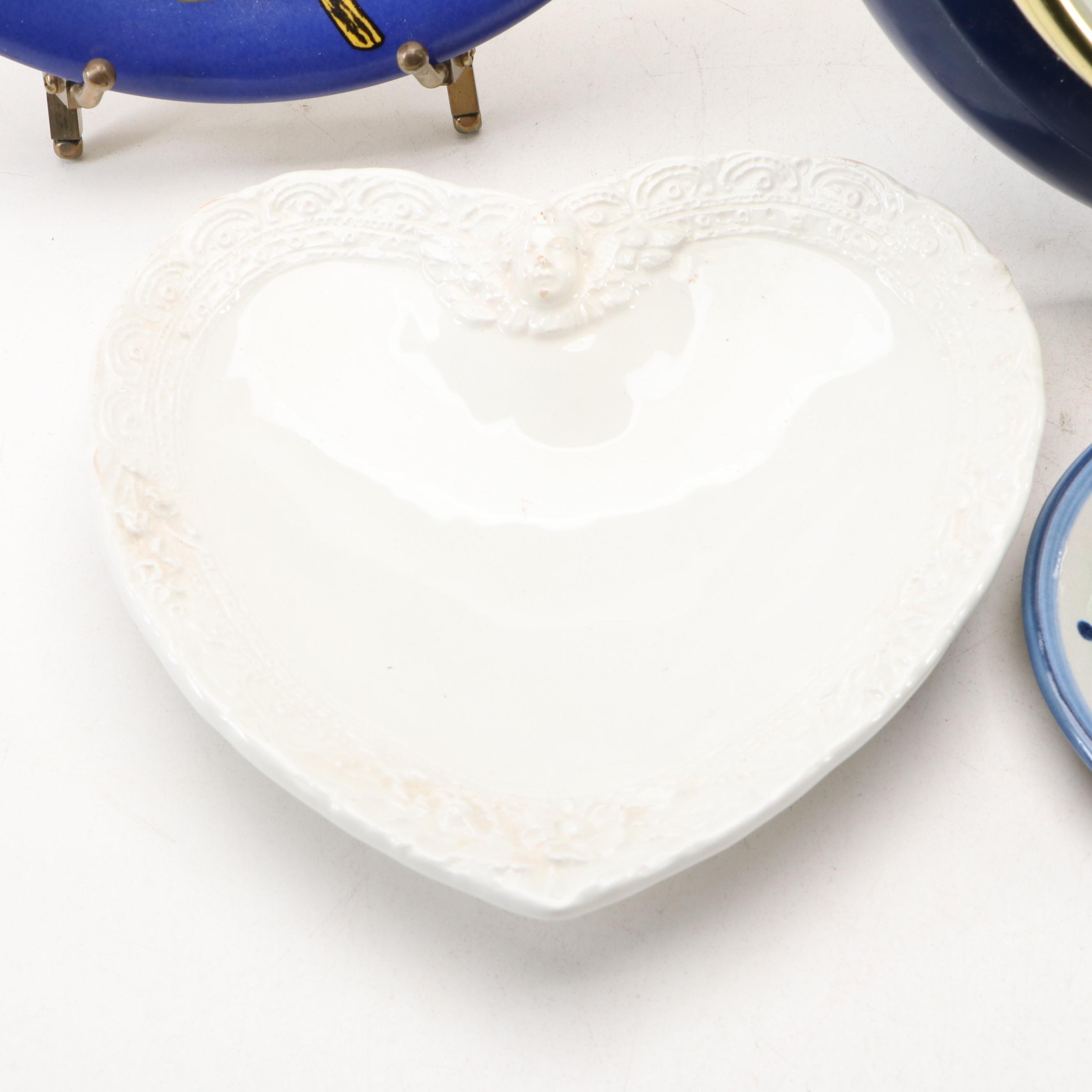 Lautrec Poster Decorative Ceramic Plate with MA Hadley Dishes and Other Decor