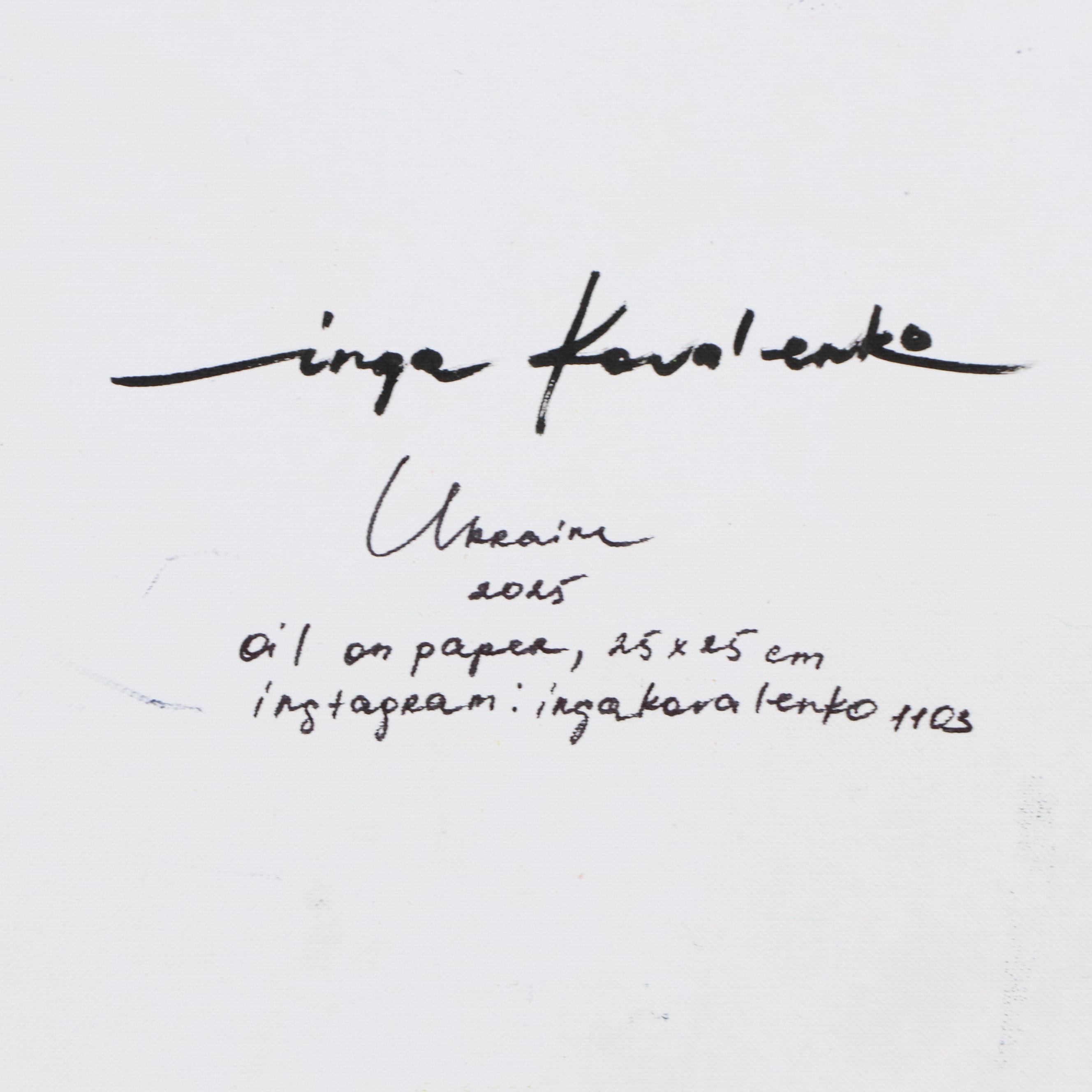 Inga Kovalenko Oil Painting of Hummingbird, 2025