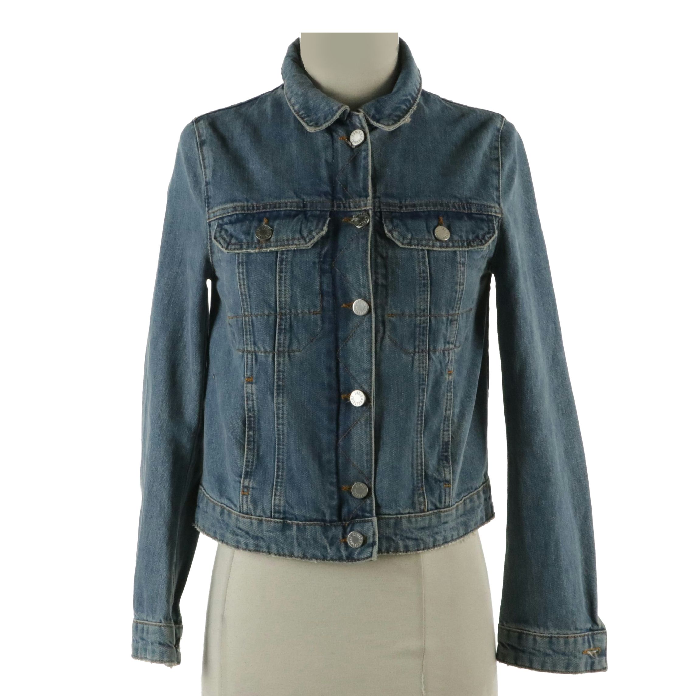 Zadig & Voltaire Zipper-Front Denim Jacket