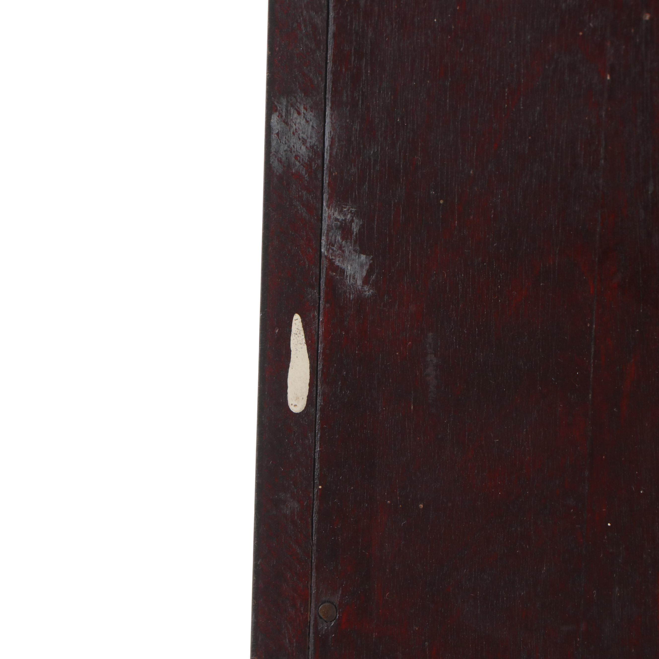 Greek Revival Style Mahogany Grandfather Clock Case with Clock Parts