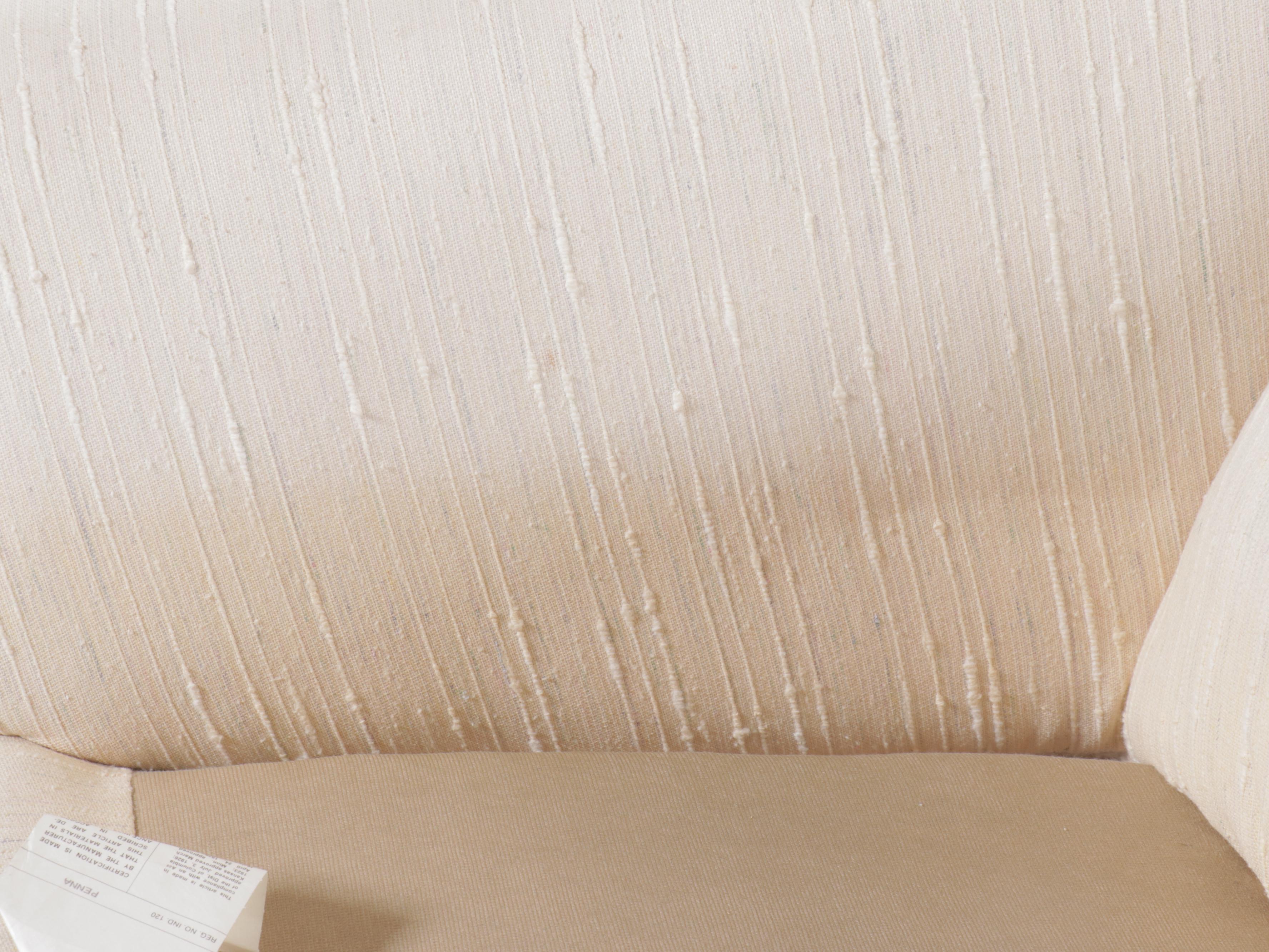 Pair of International Postmodernist Fabric Upholstered Armchairs, Late 20th C.