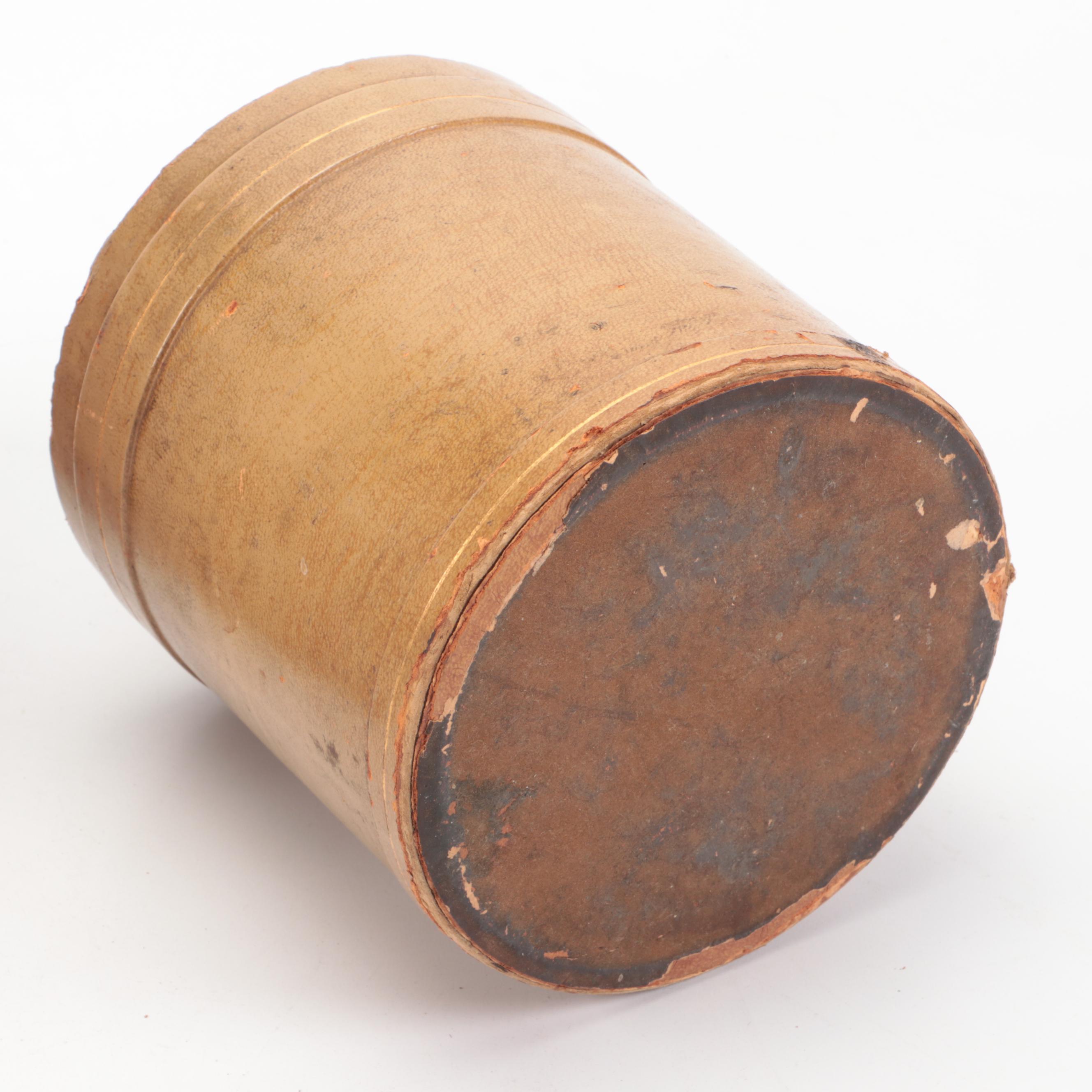 Wooden and Leather Wrapped Tobacco Humidors