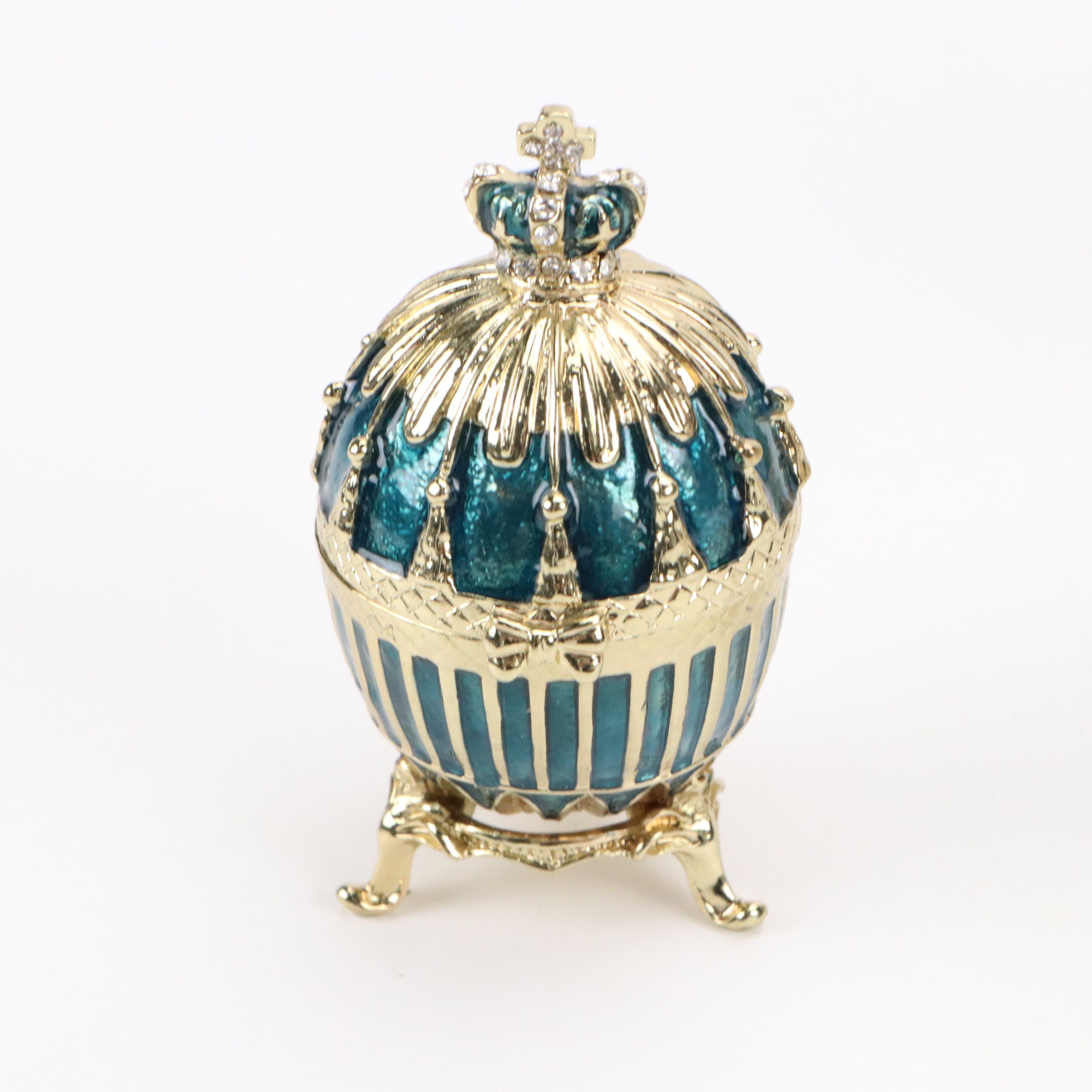 Joan Rivers with Other Enameled Egg and Peacock Boxes