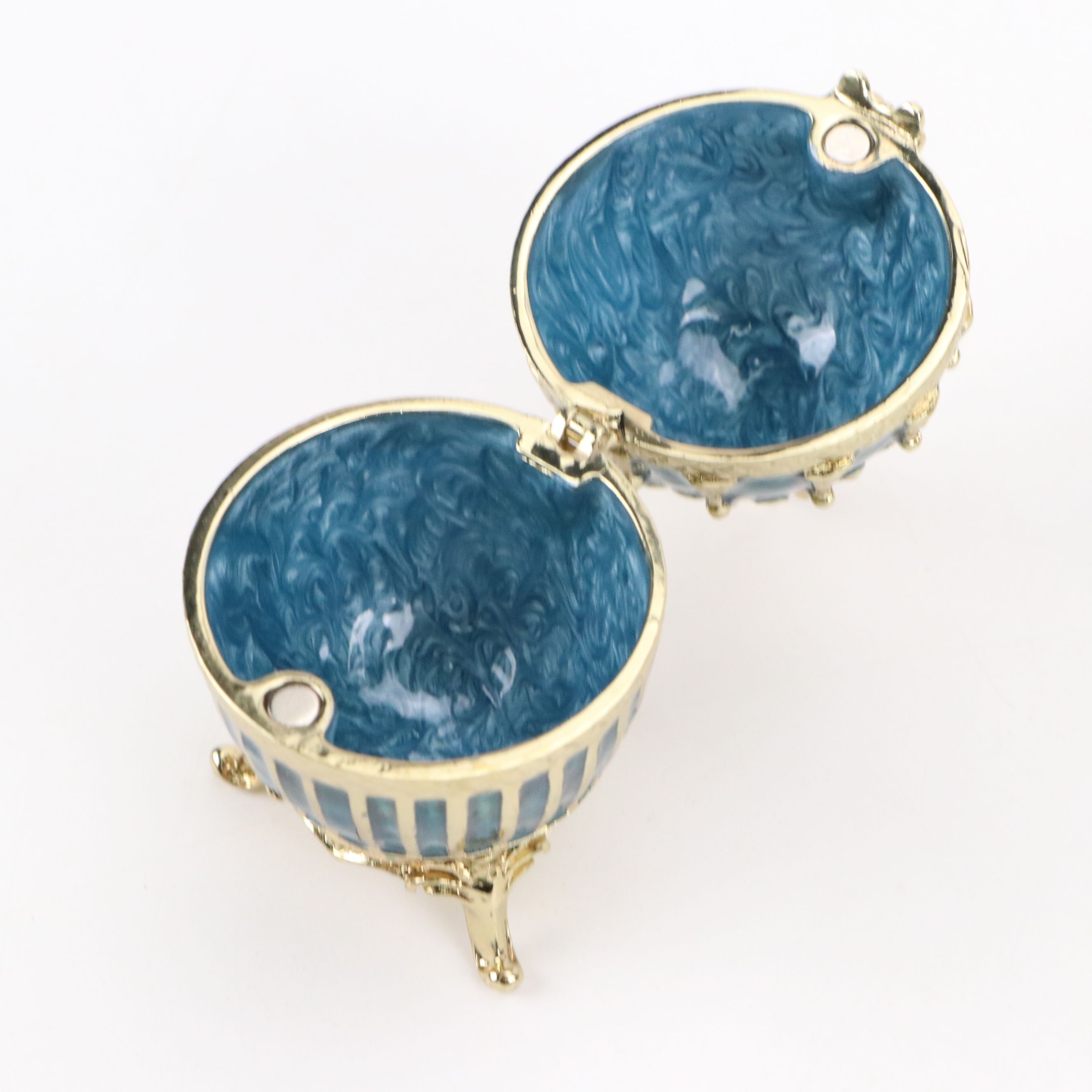 Joan Rivers with Other Enameled Egg and Peacock Boxes