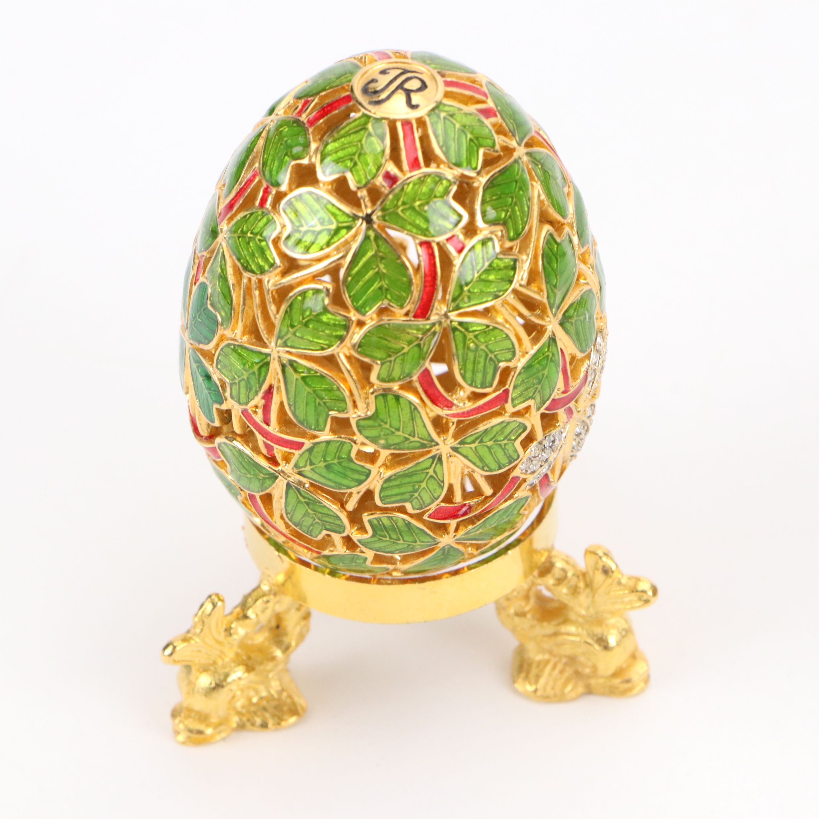 Joan Rivers with Other Enameled Egg and Peacock Boxes