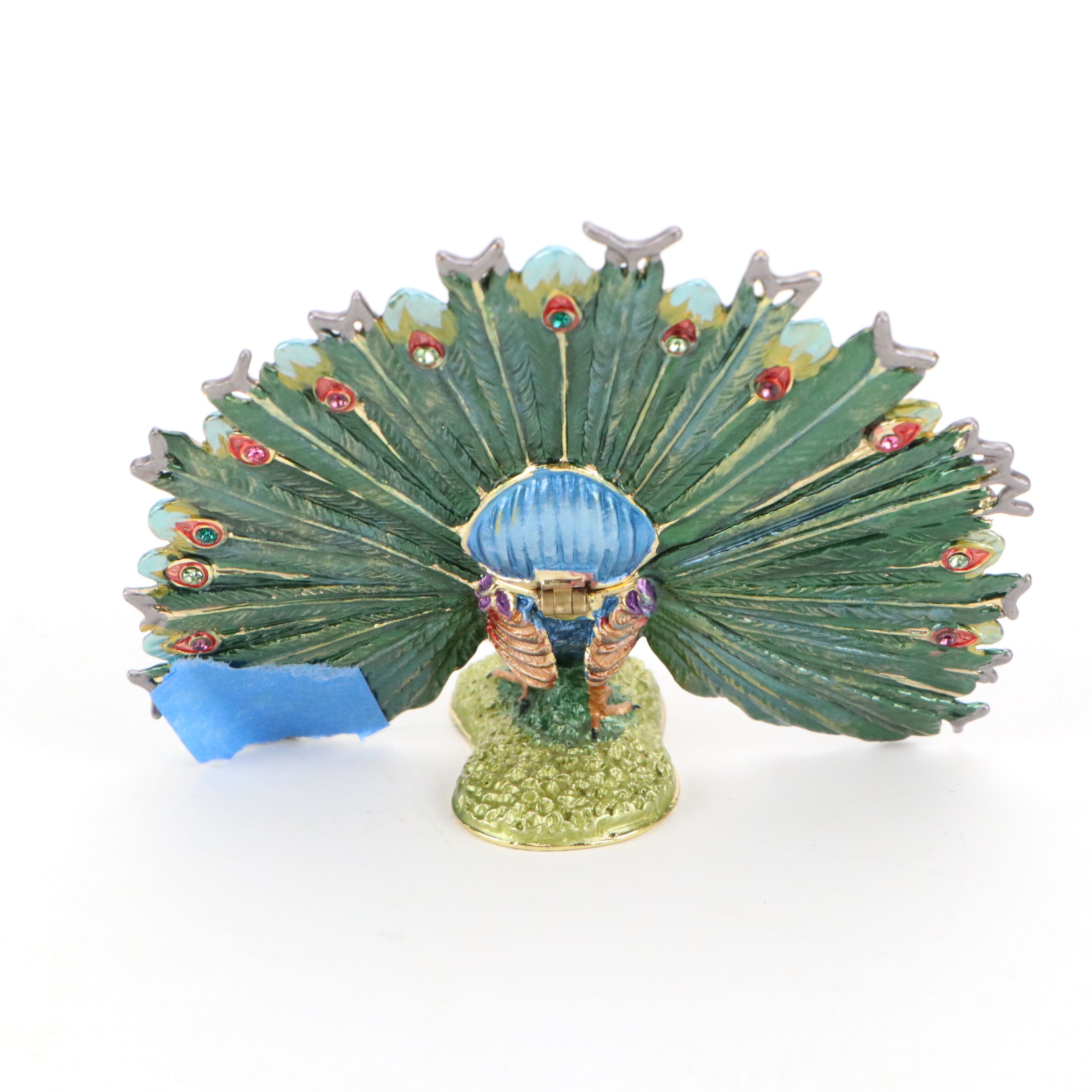 Joan Rivers with Other Enameled Egg and Peacock Boxes