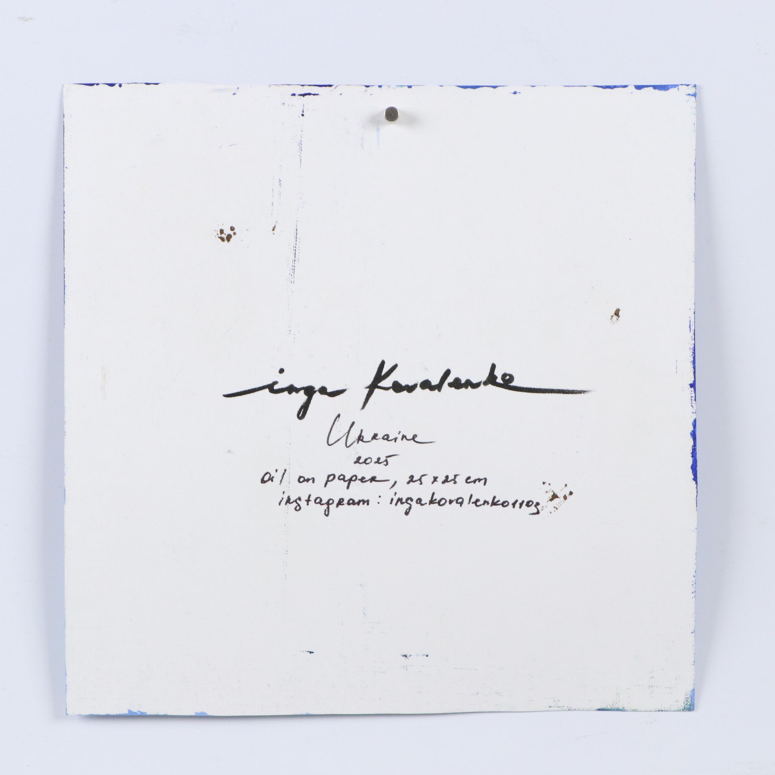 Inga Kovalenko Oil Painting of Bees, 2025