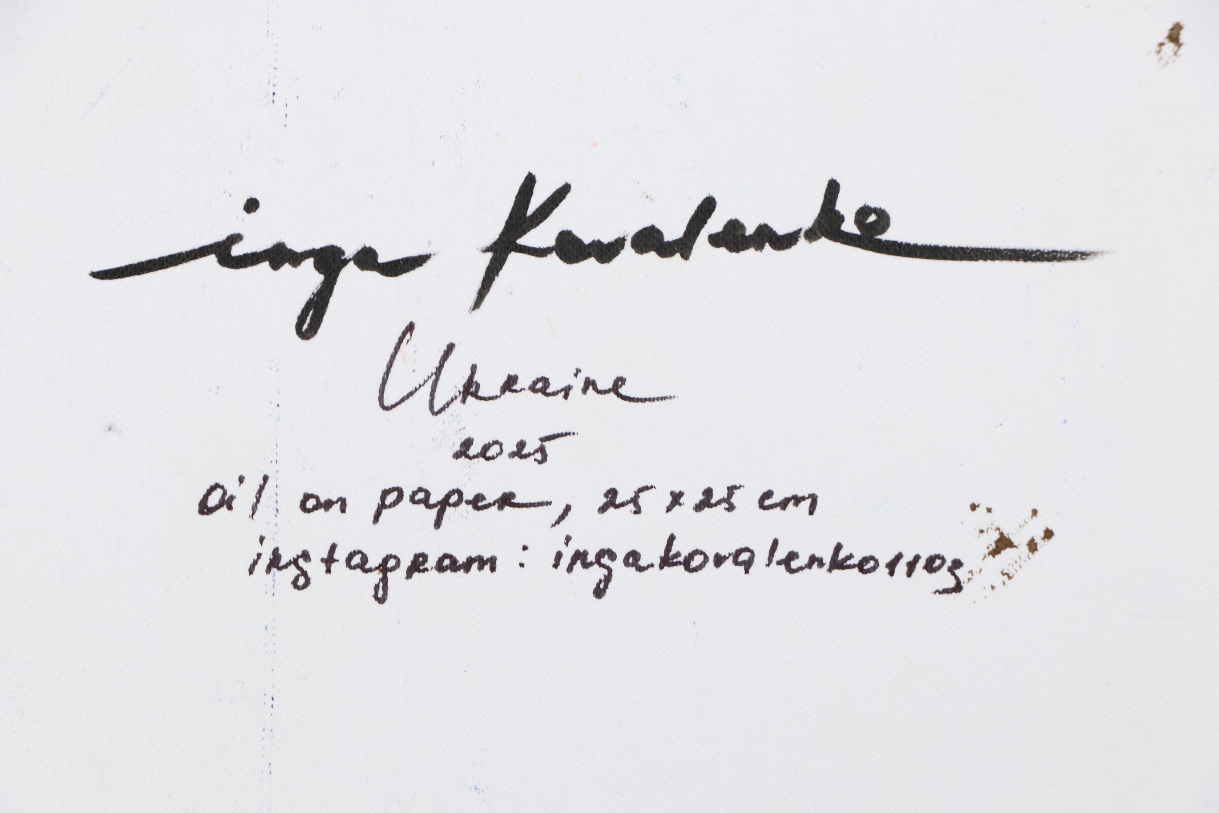 Inga Kovalenko Oil Painting of Bees, 2025