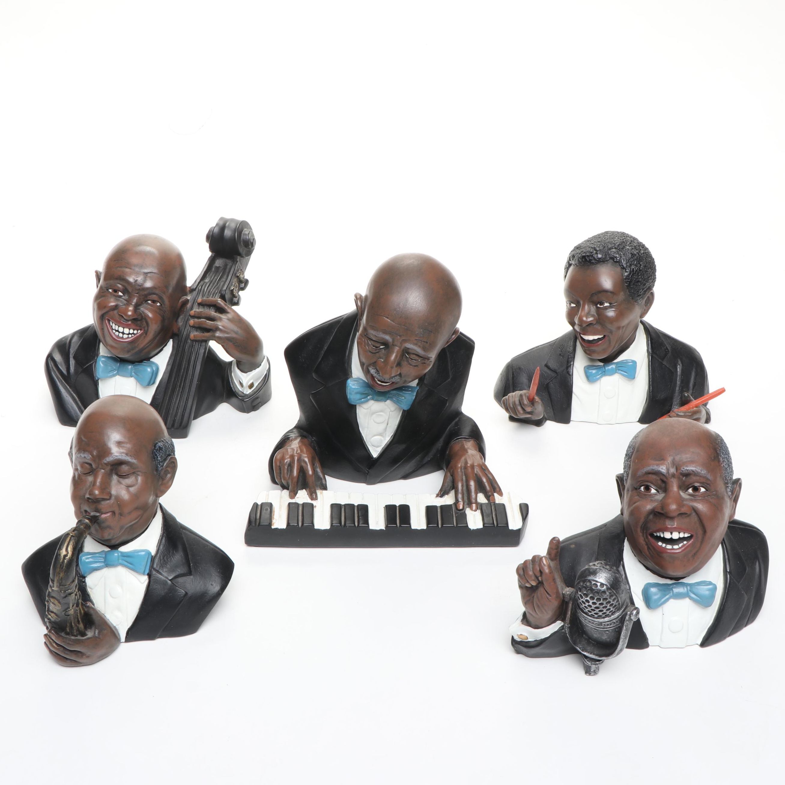 Enesco "All That Jazz" Figurines, Late 20th Century