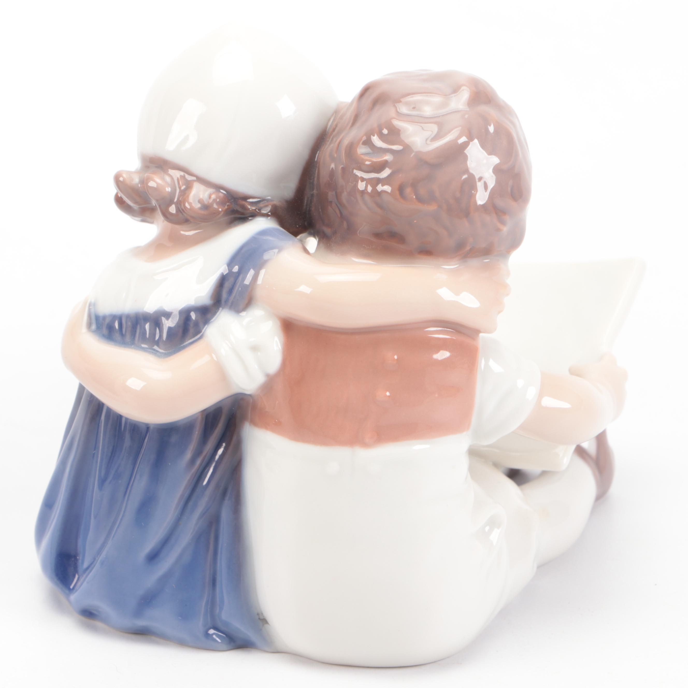 Bing & Grøndahl "Children Reading" and More Porcelain Figurines
