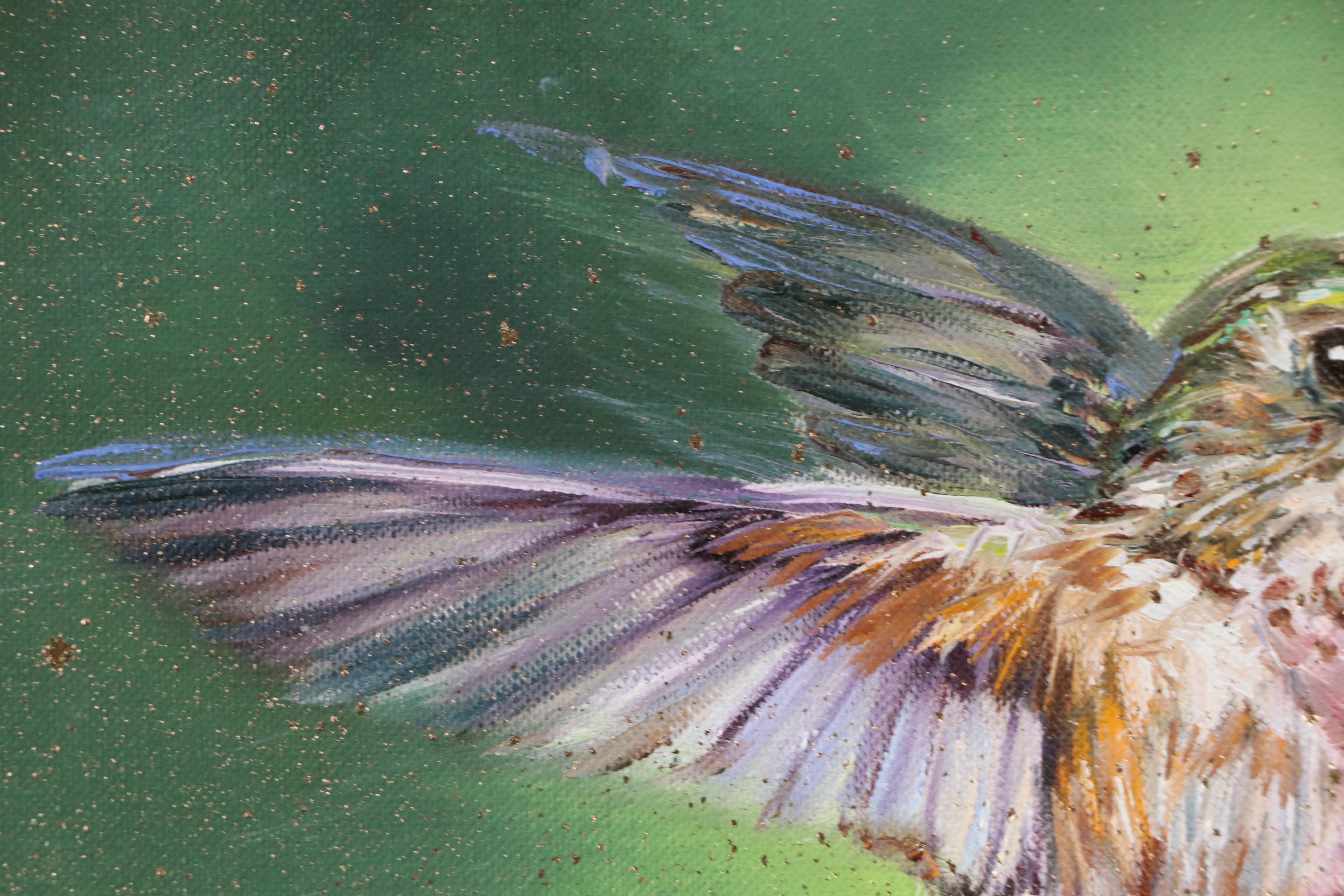 Inga Kovalenko Oil Painting of Hummingbird, 2025