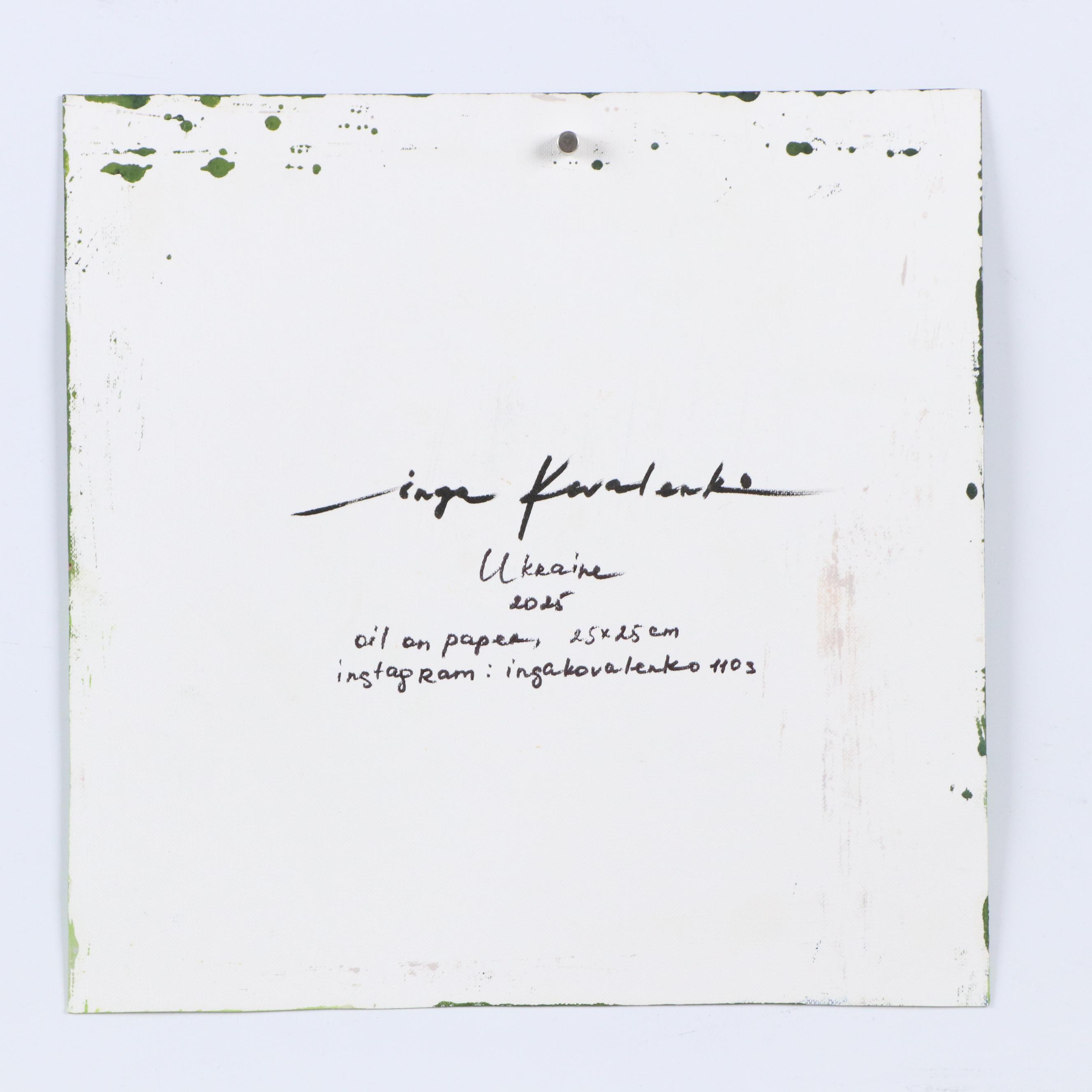 Inga Kovalenko Oil Painting of Hummingbird, 2025