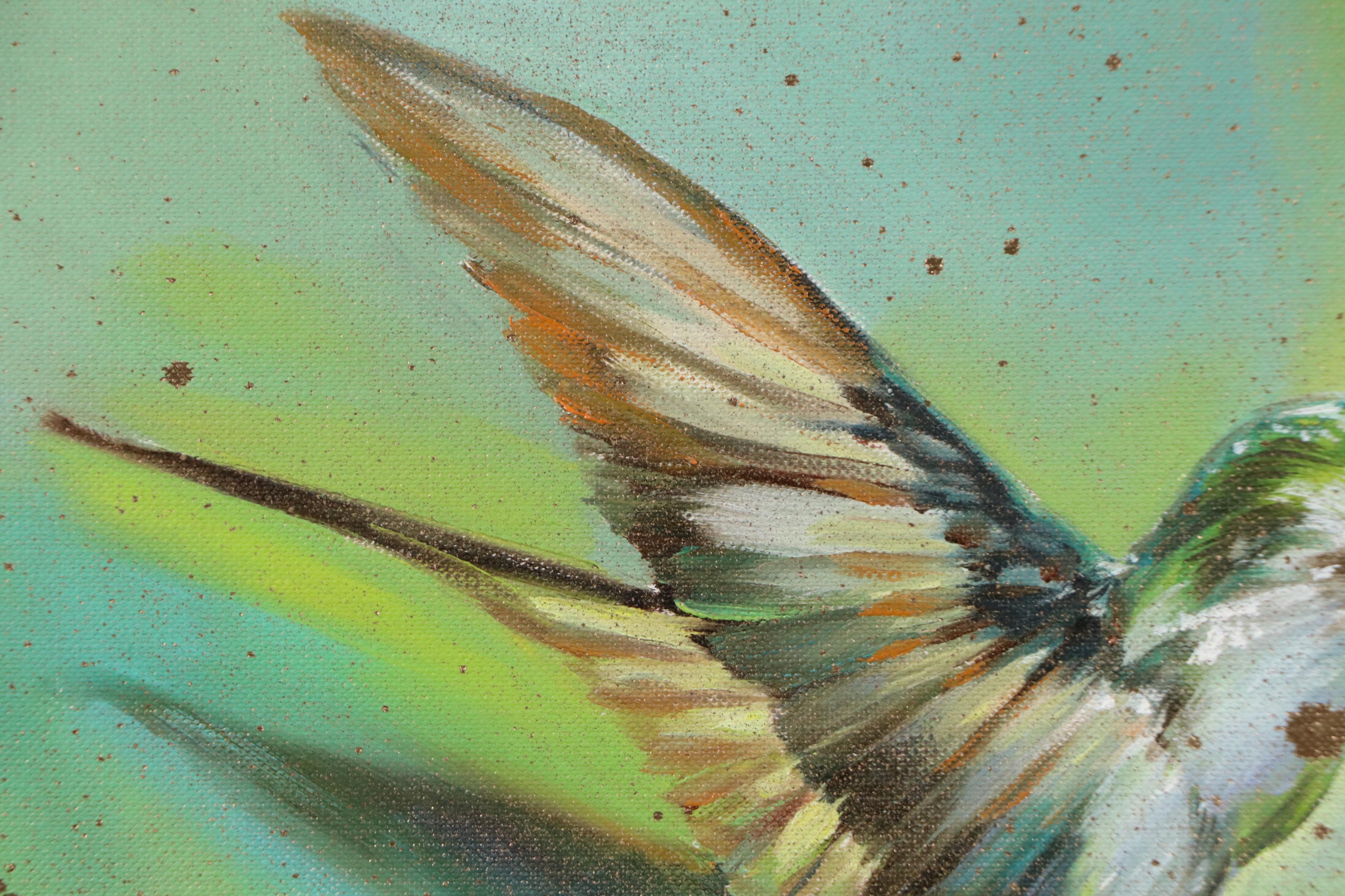 Inga Kovalenko Oil Painting of Hummingbird, 2025