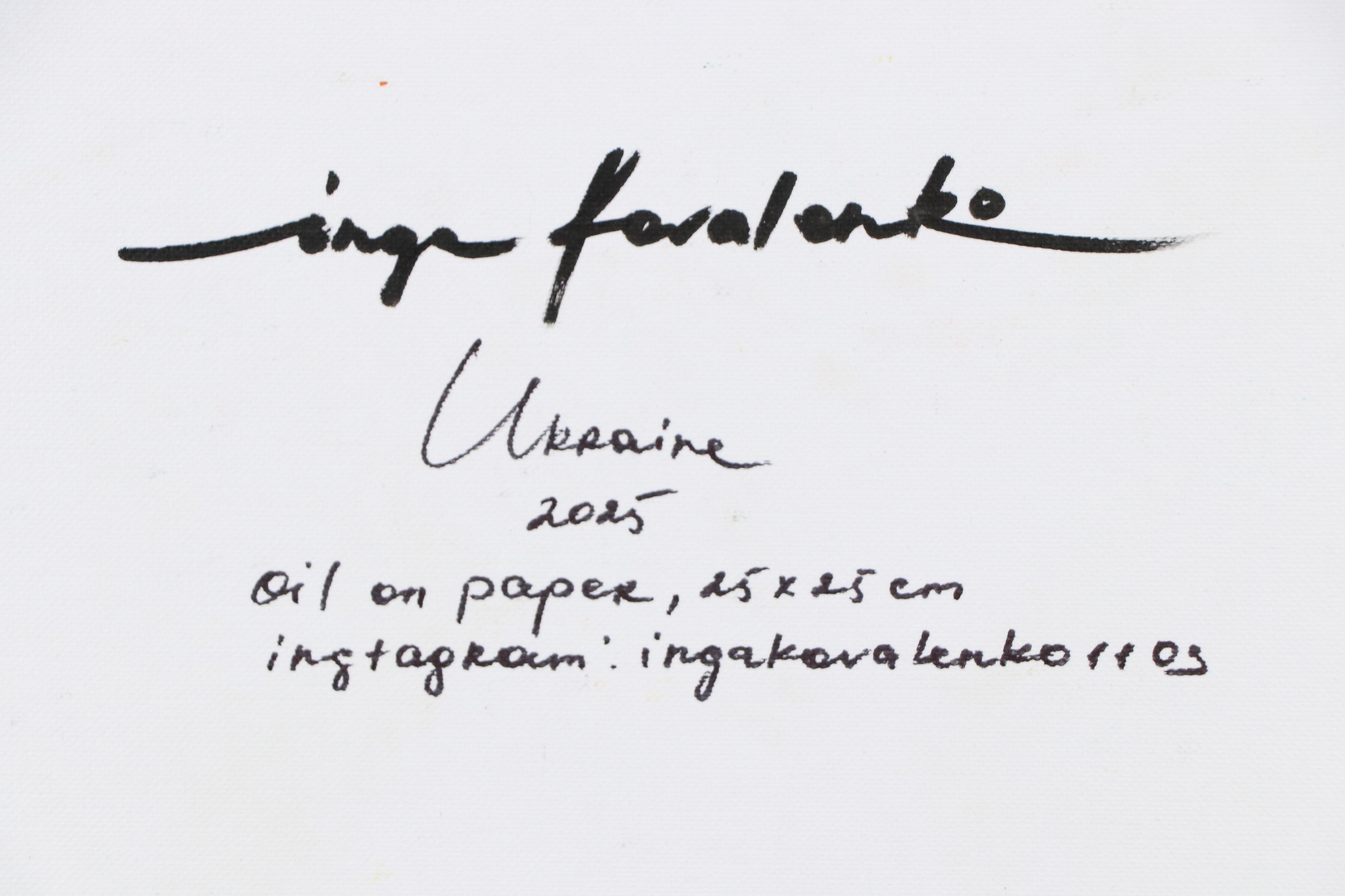 Inga Kovalenko Oil Painting of Hummingbird, 2025