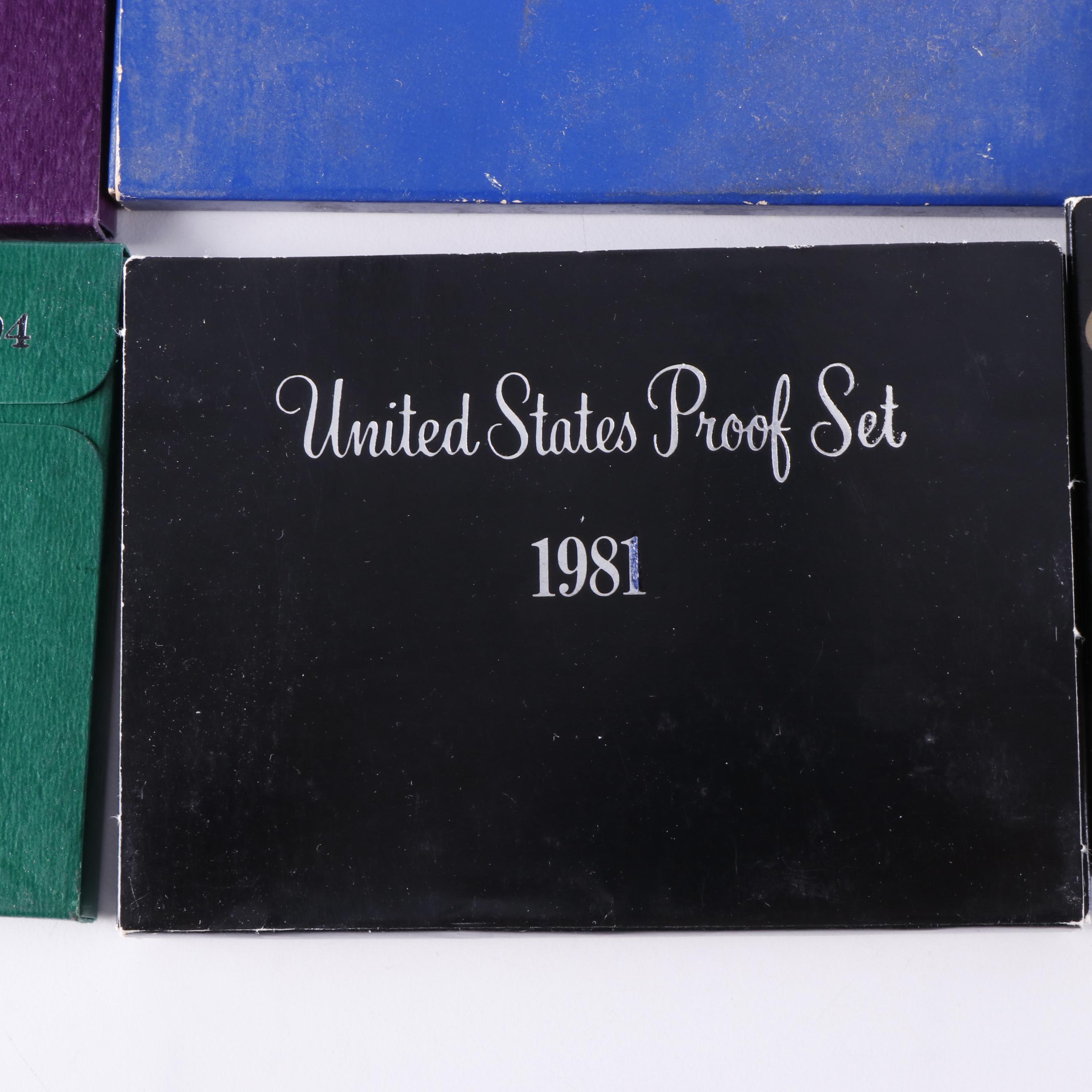 Thirty-Nine Different  United States Modern Proof Sets