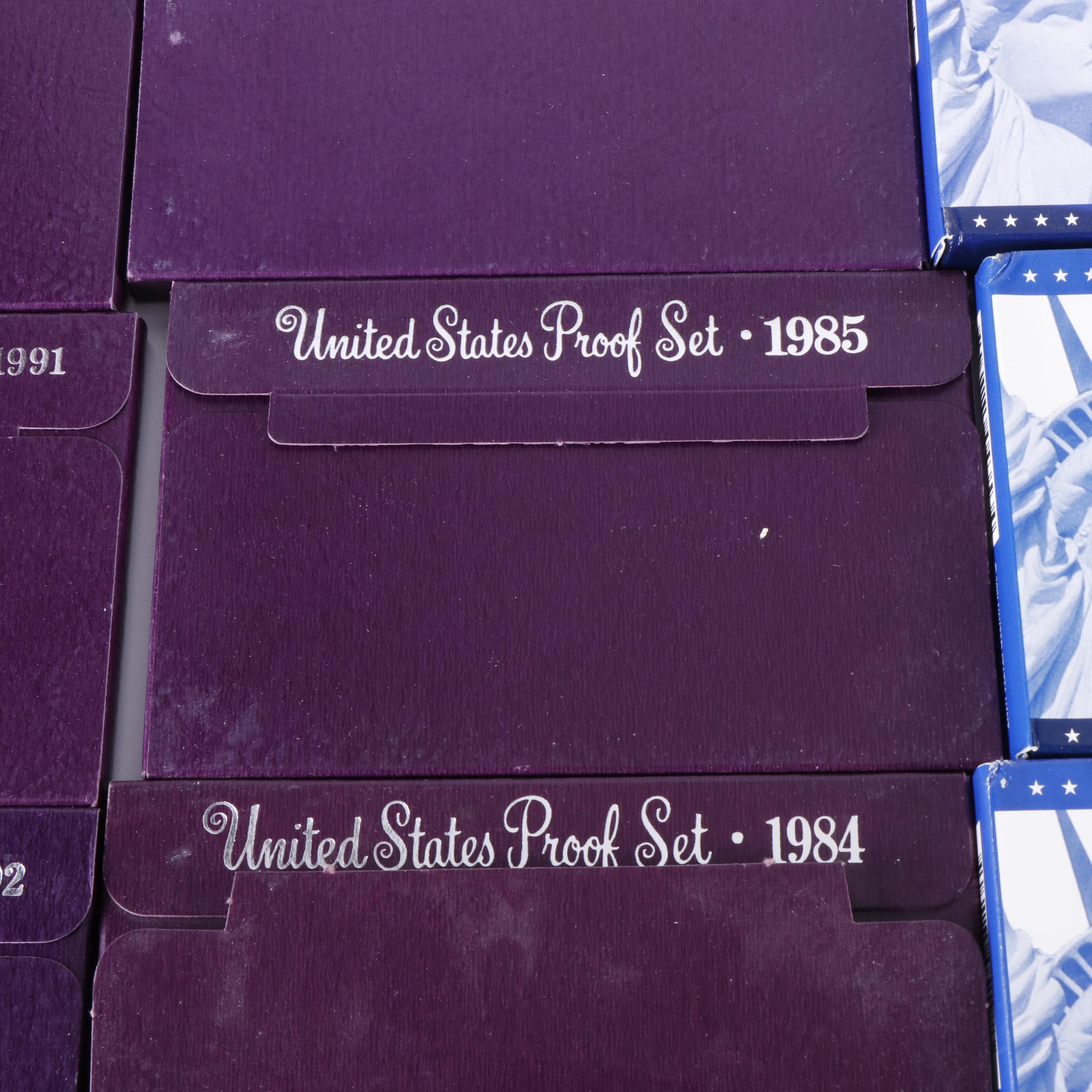 Thirty-Nine Different  United States Modern Proof Sets