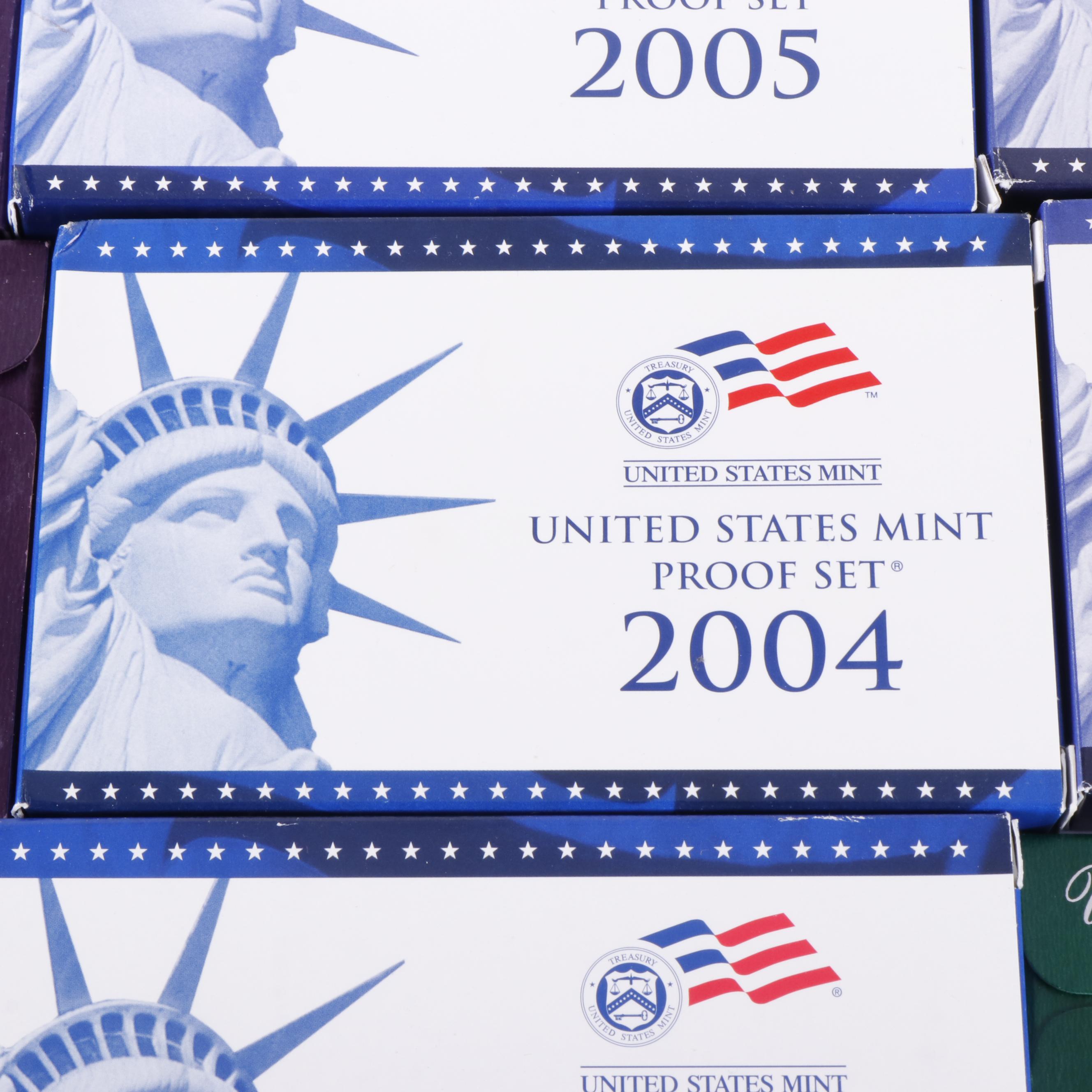 Thirty-Nine Different  United States Modern Proof Sets