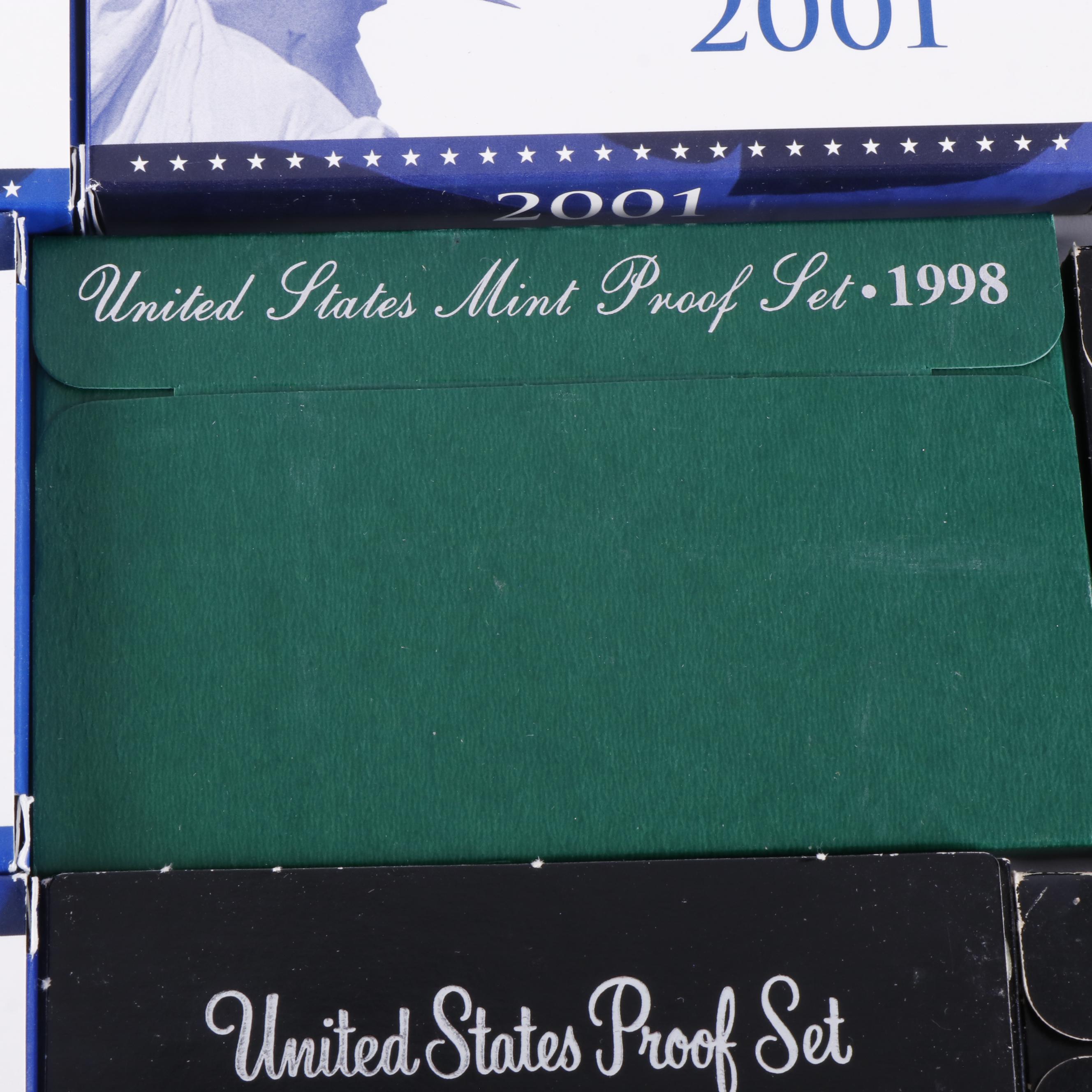 Thirty-Nine Different  United States Modern Proof Sets