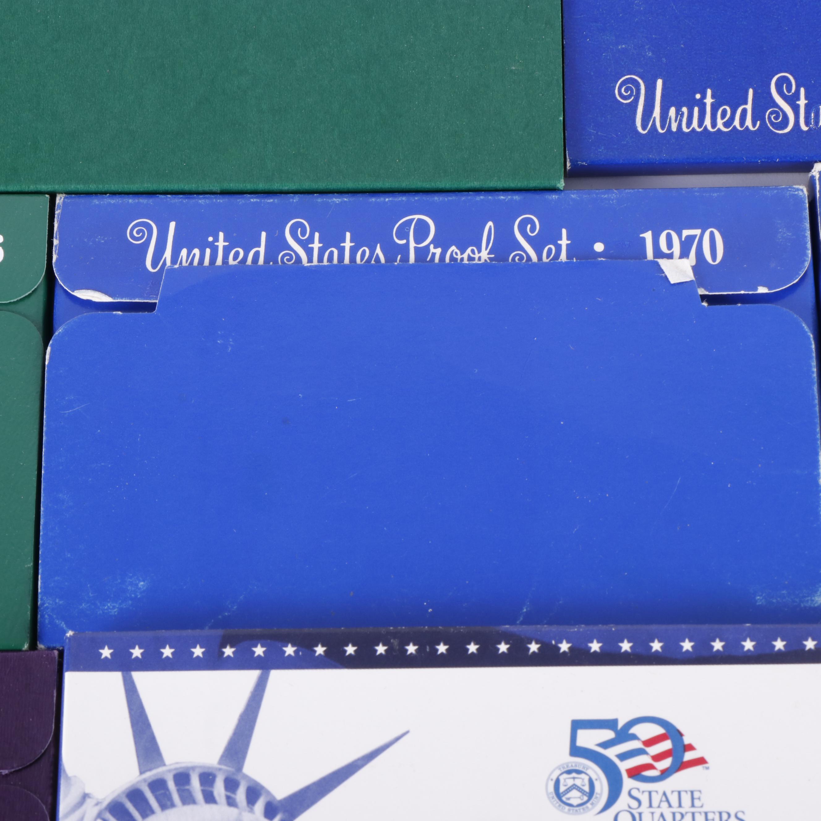 Thirty-Nine Different  United States Modern Proof Sets