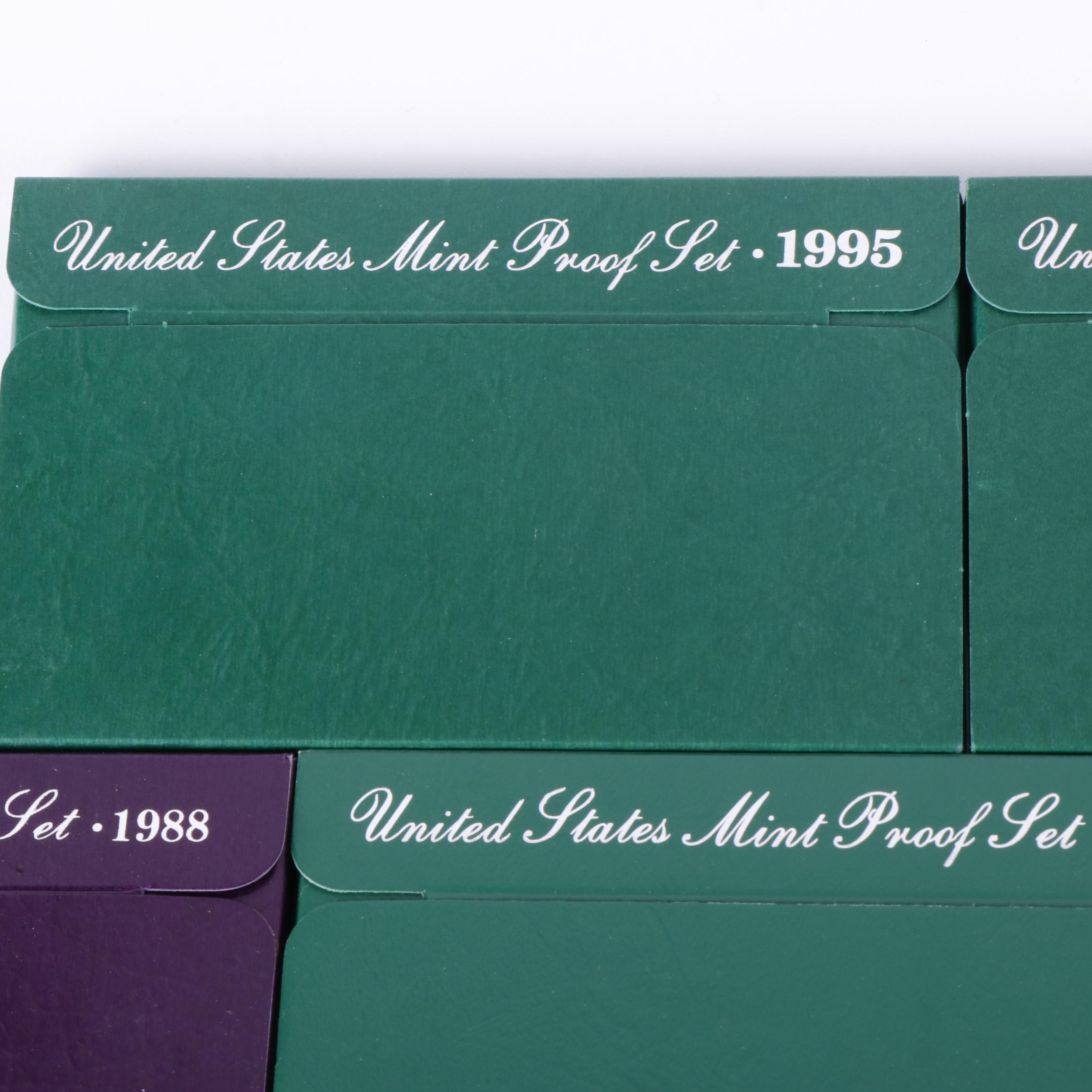 Thirty-Nine Different  United States Modern Proof Sets