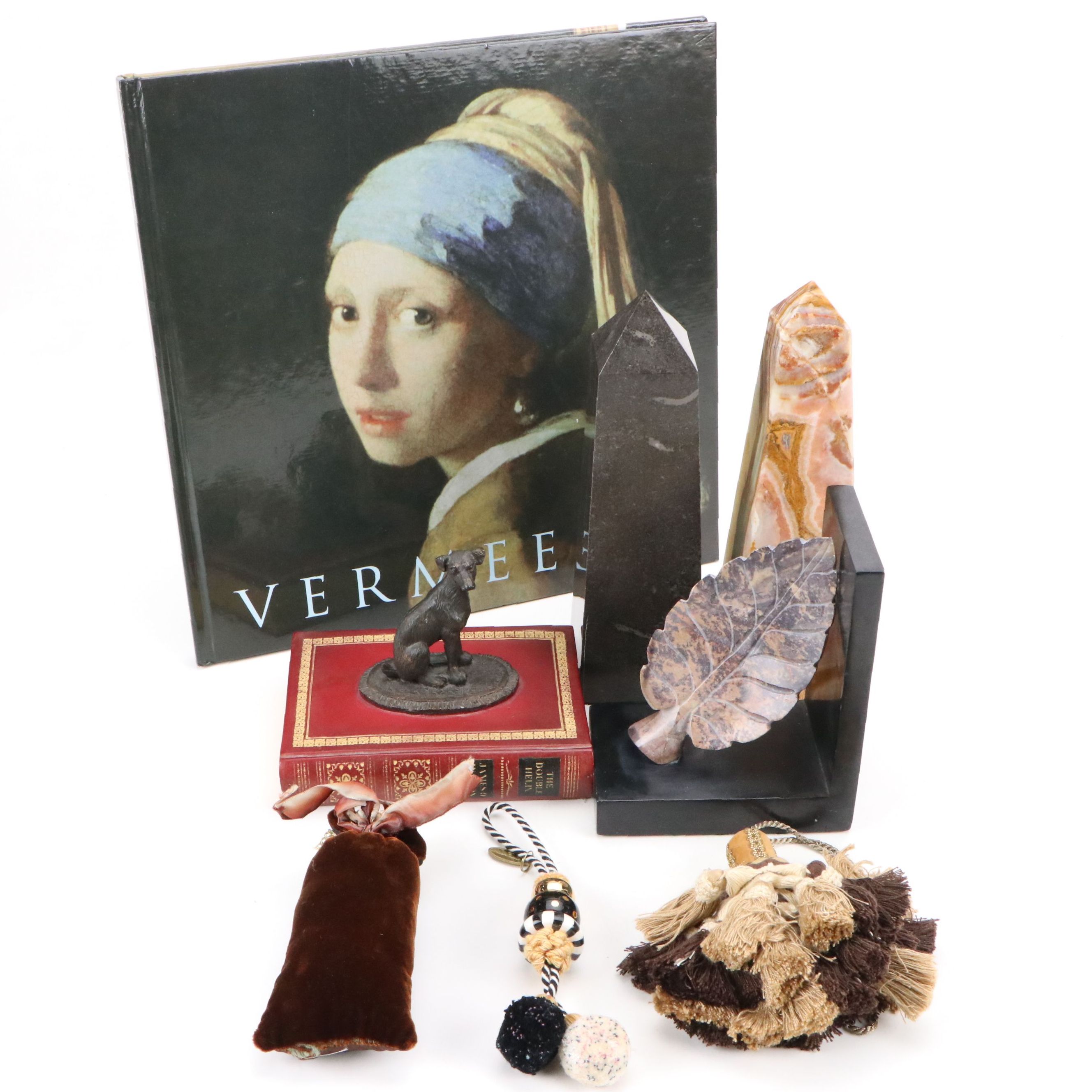 Granite and Calcite Obelisks, MacKenzie-Childs Curtain Tie and More