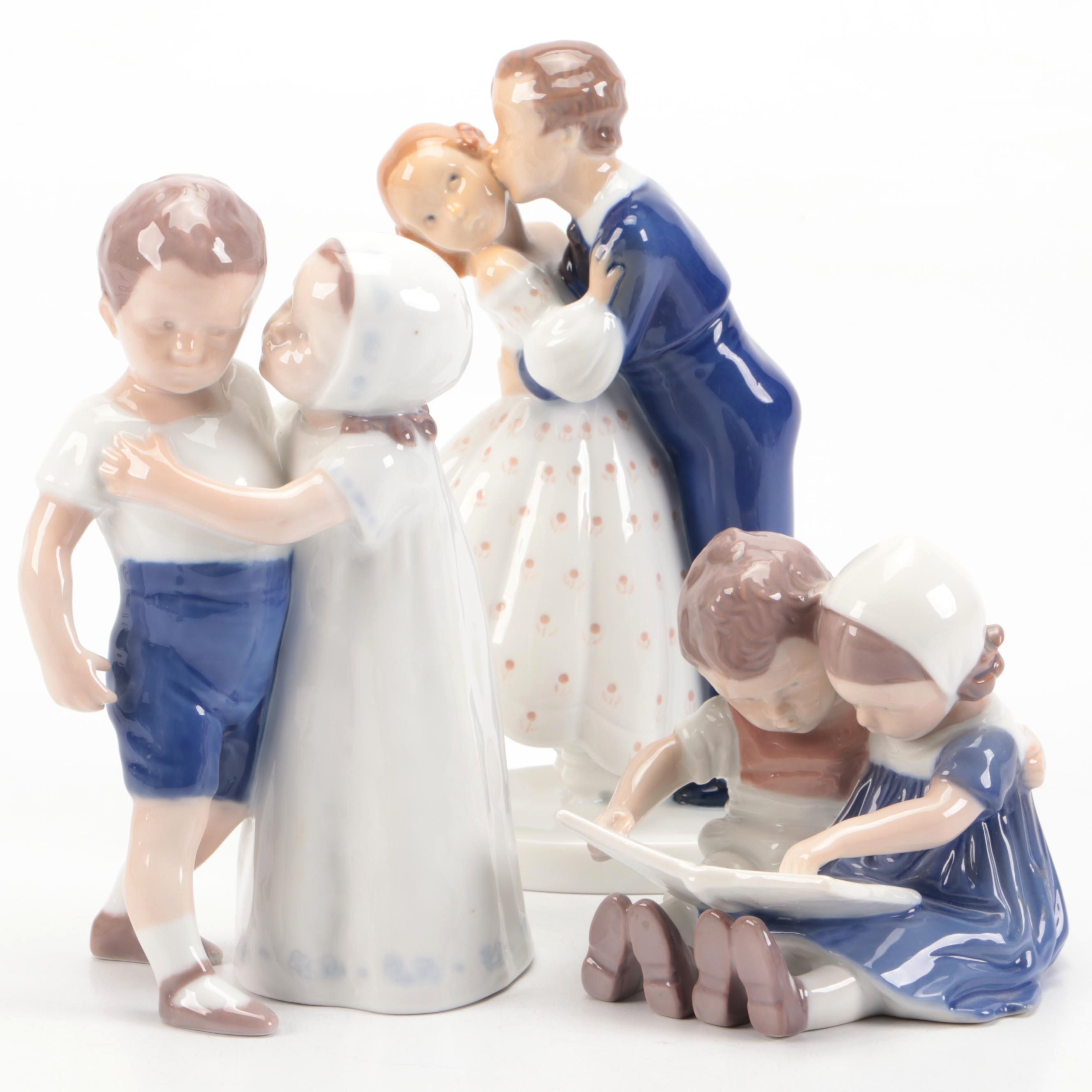 Bing & Grøndahl "Children Reading" and More Porcelain Figurines