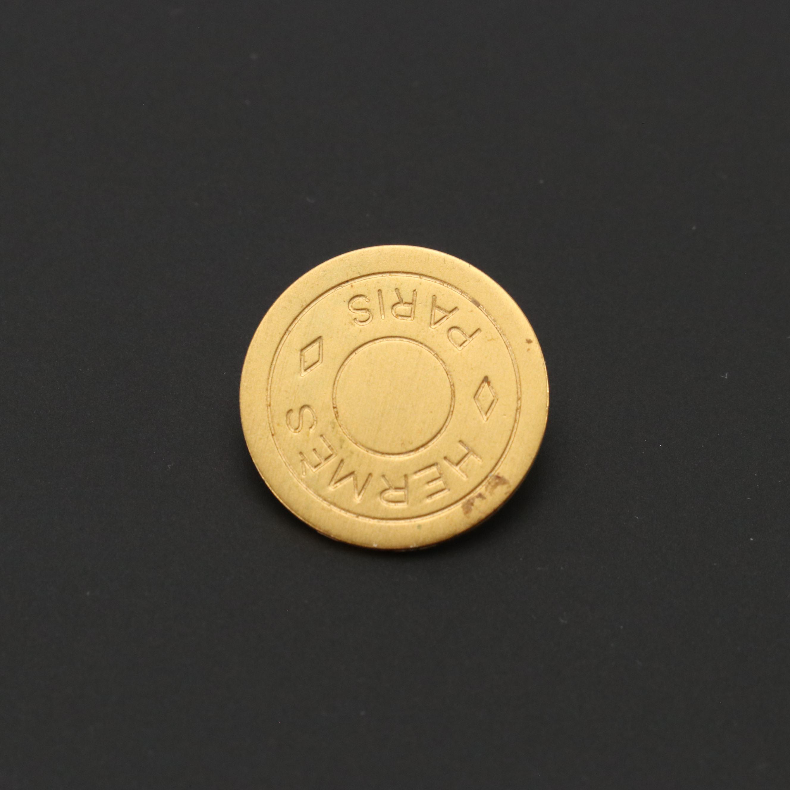 Hermès Clou de Selle Clip Earrings