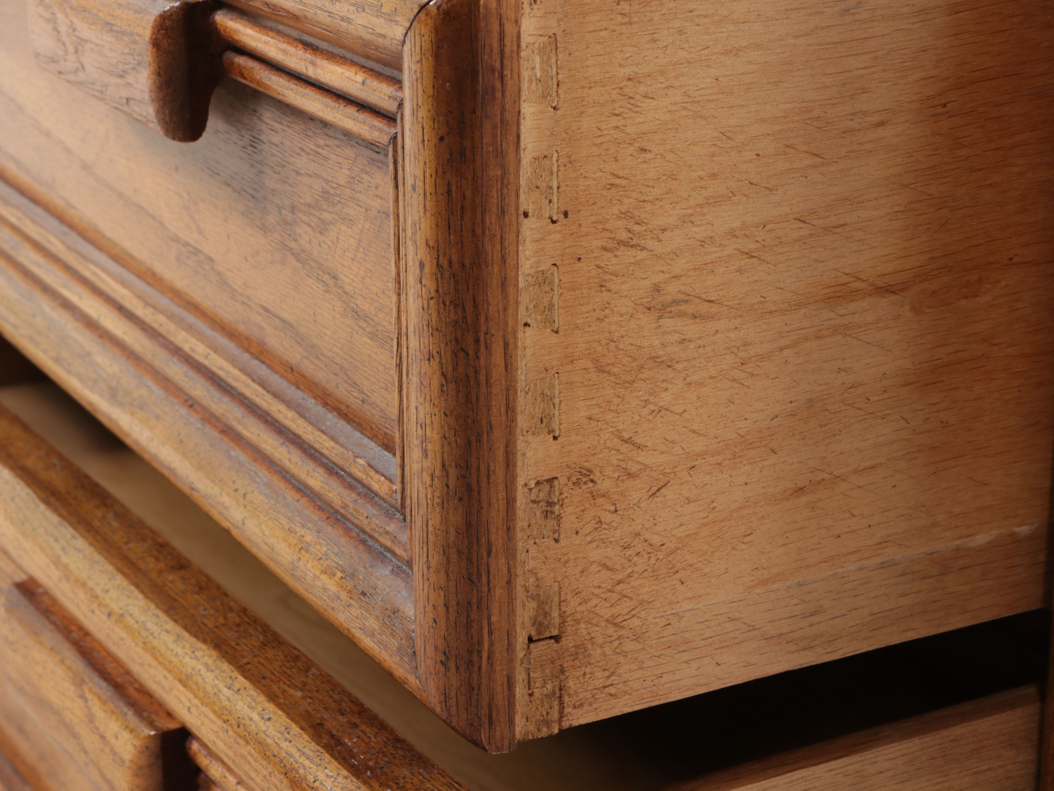 Mid Century Modern Armoire with Reeded Panel Doors, Late 20th Century