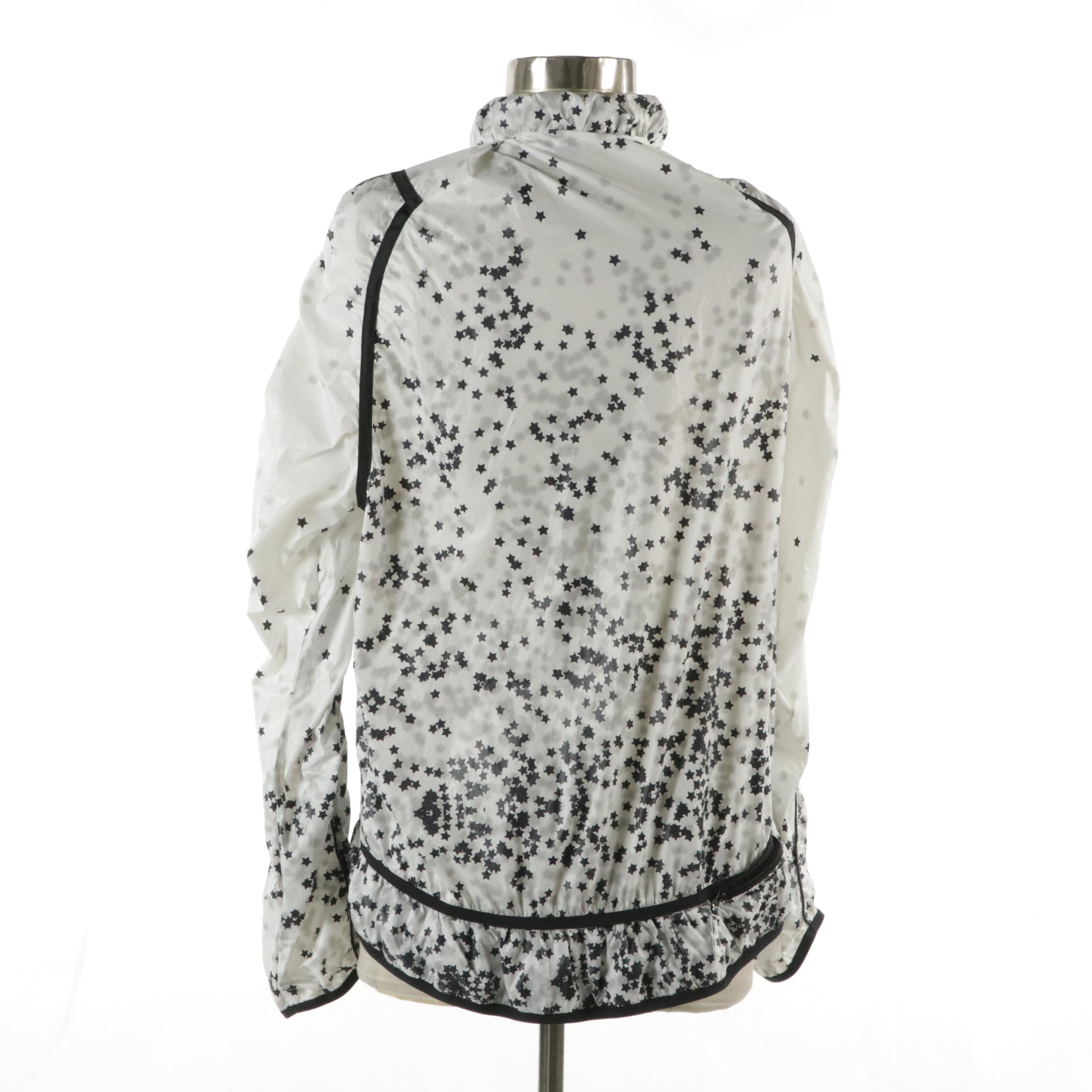 Stella McCartney x Adidas Star Printed Nylon Windbreaker Jacket