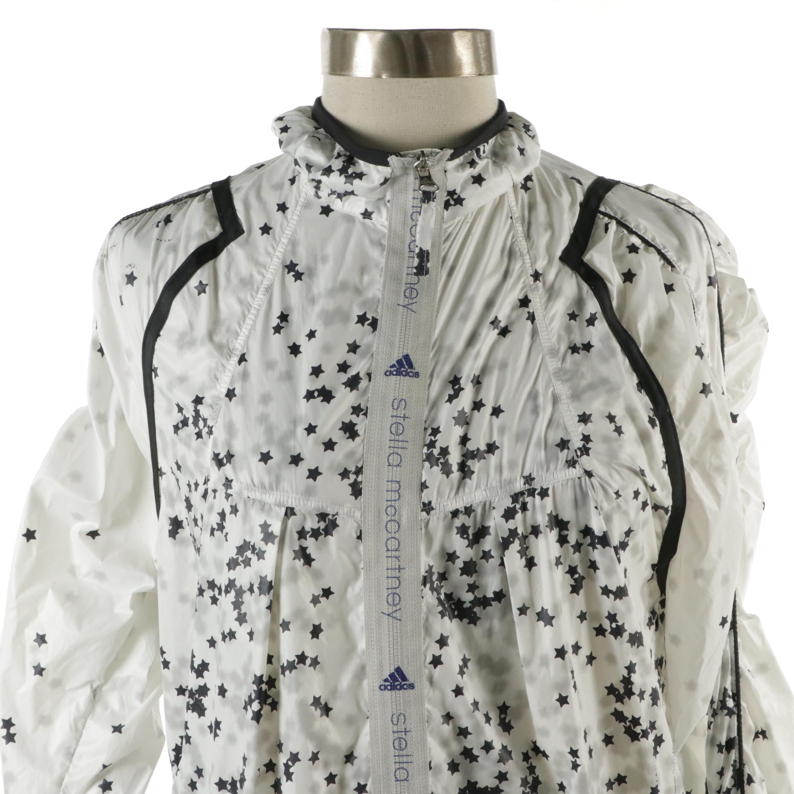 Stella McCartney x Adidas Star Printed Nylon Windbreaker Jacket