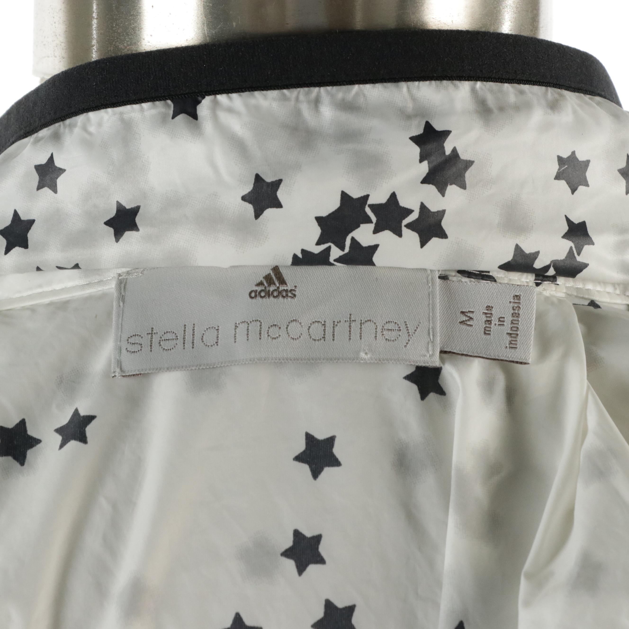 Stella McCartney x Adidas Star Printed Nylon Windbreaker Jacket
