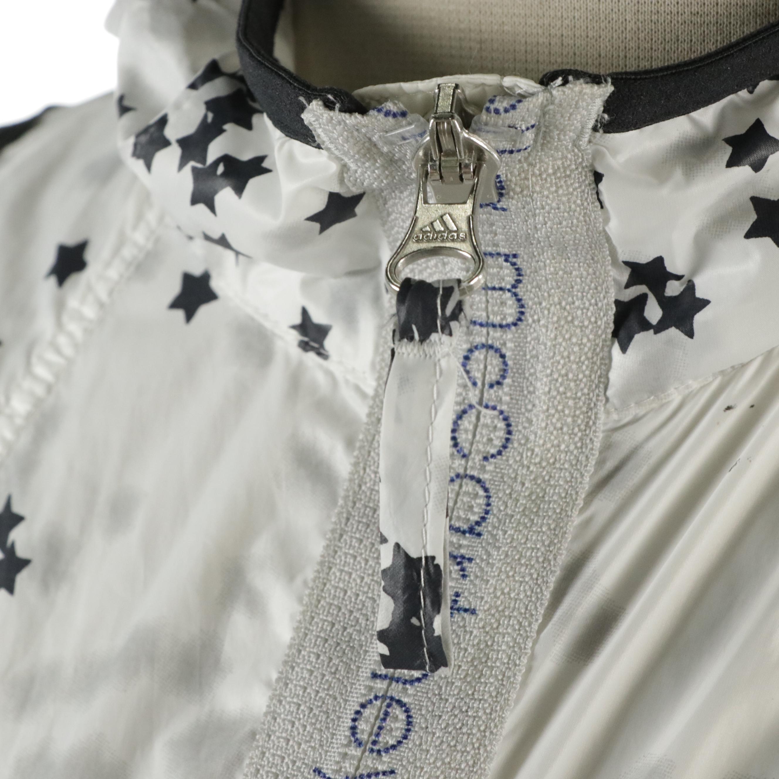 Stella McCartney x Adidas Star Printed Nylon Windbreaker Jacket