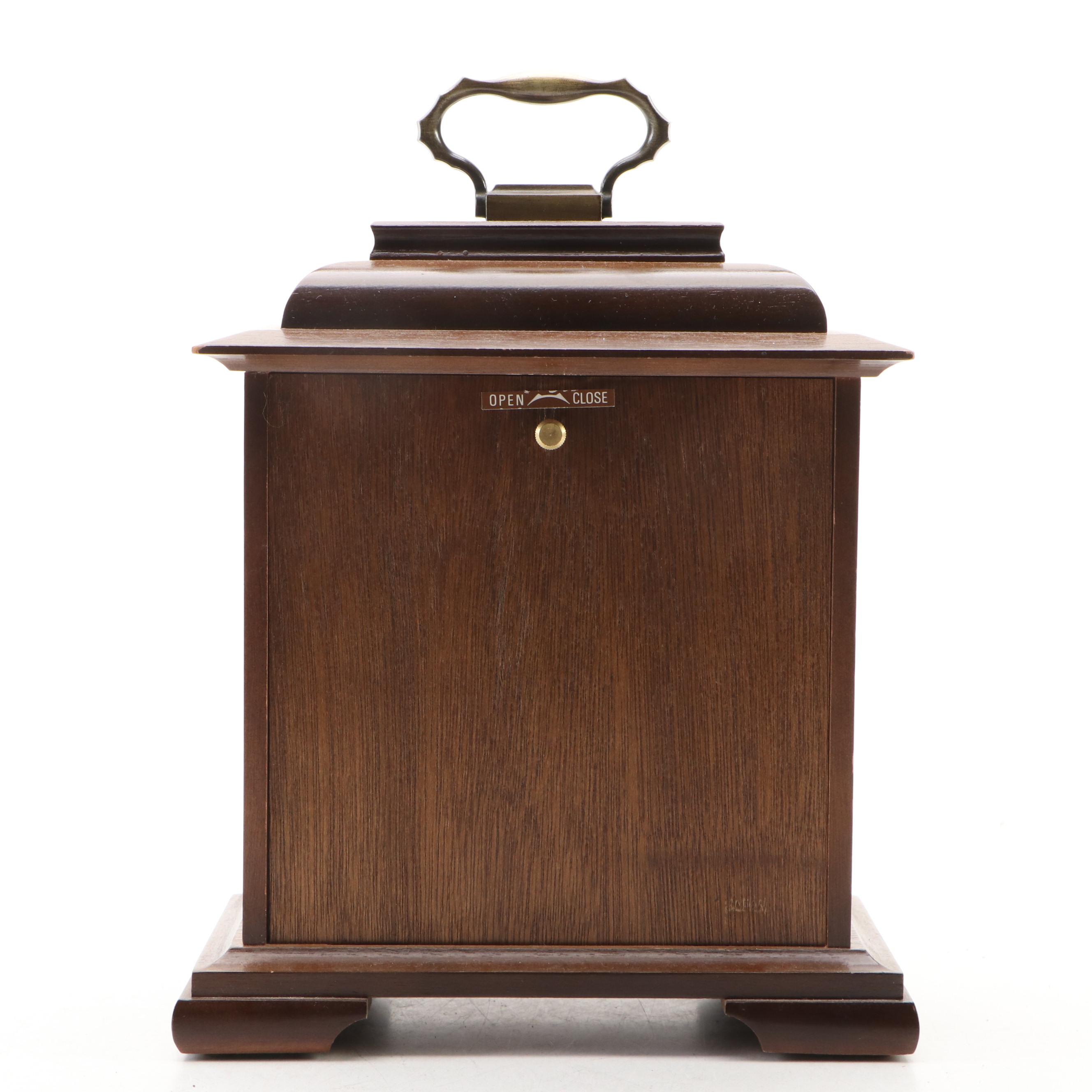 Linden Wooden Carriage Clock with Electronic Chime